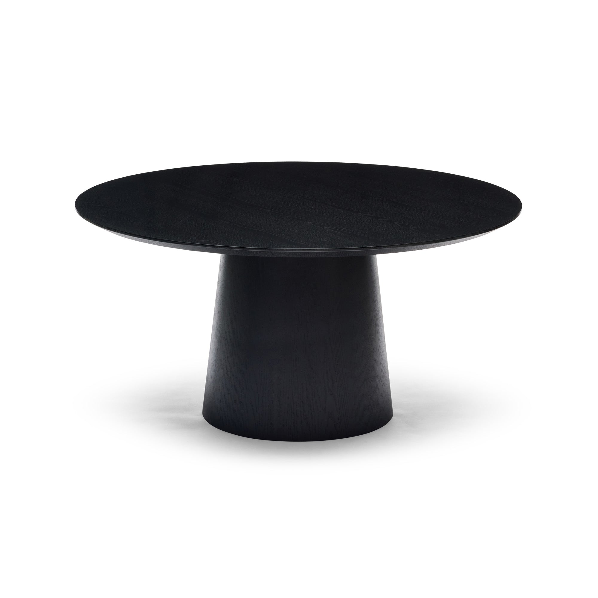 Pippa Round Dining Table Black Small