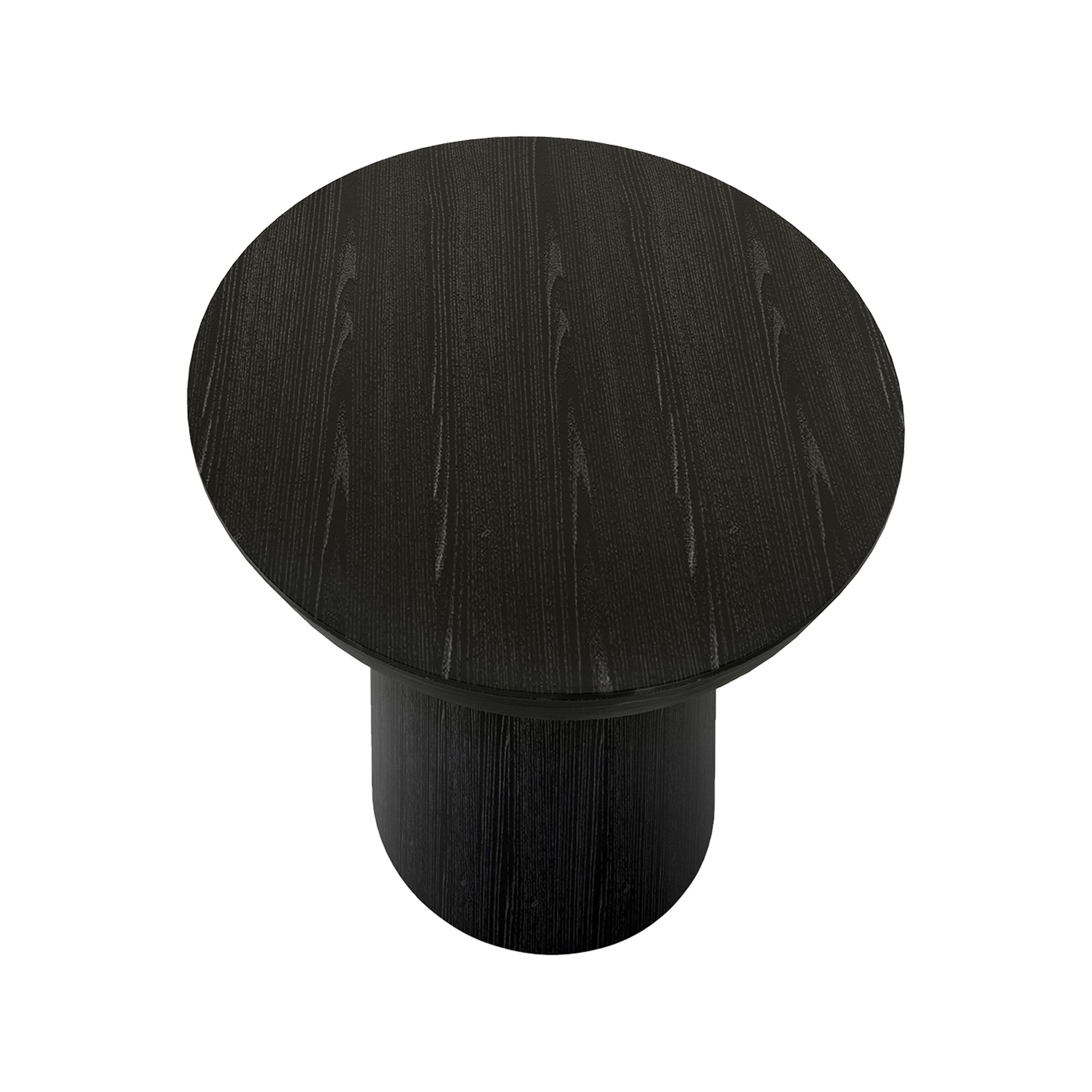 Pippa Oval Dining Table Black Small