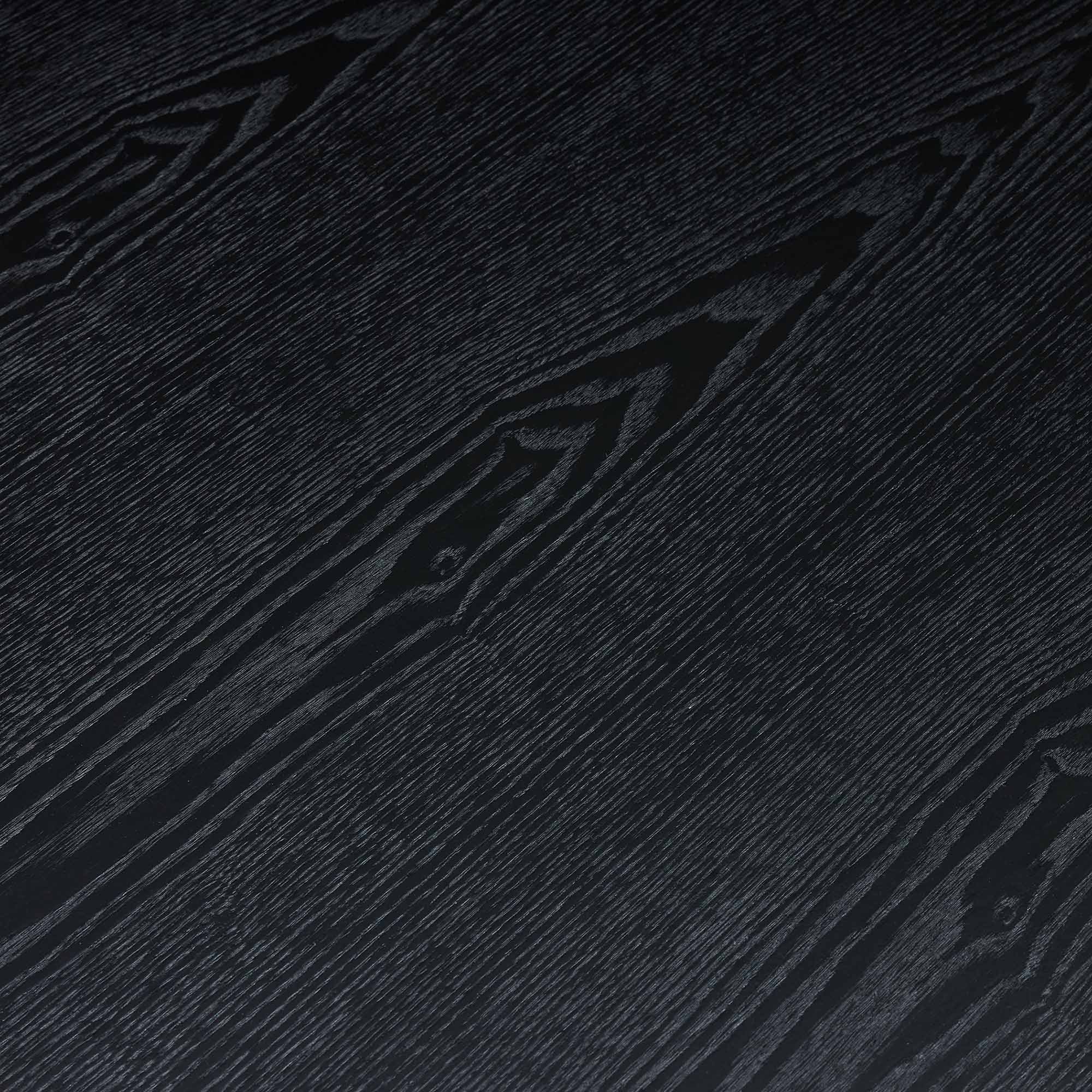 Halo Dining Table Black Ash