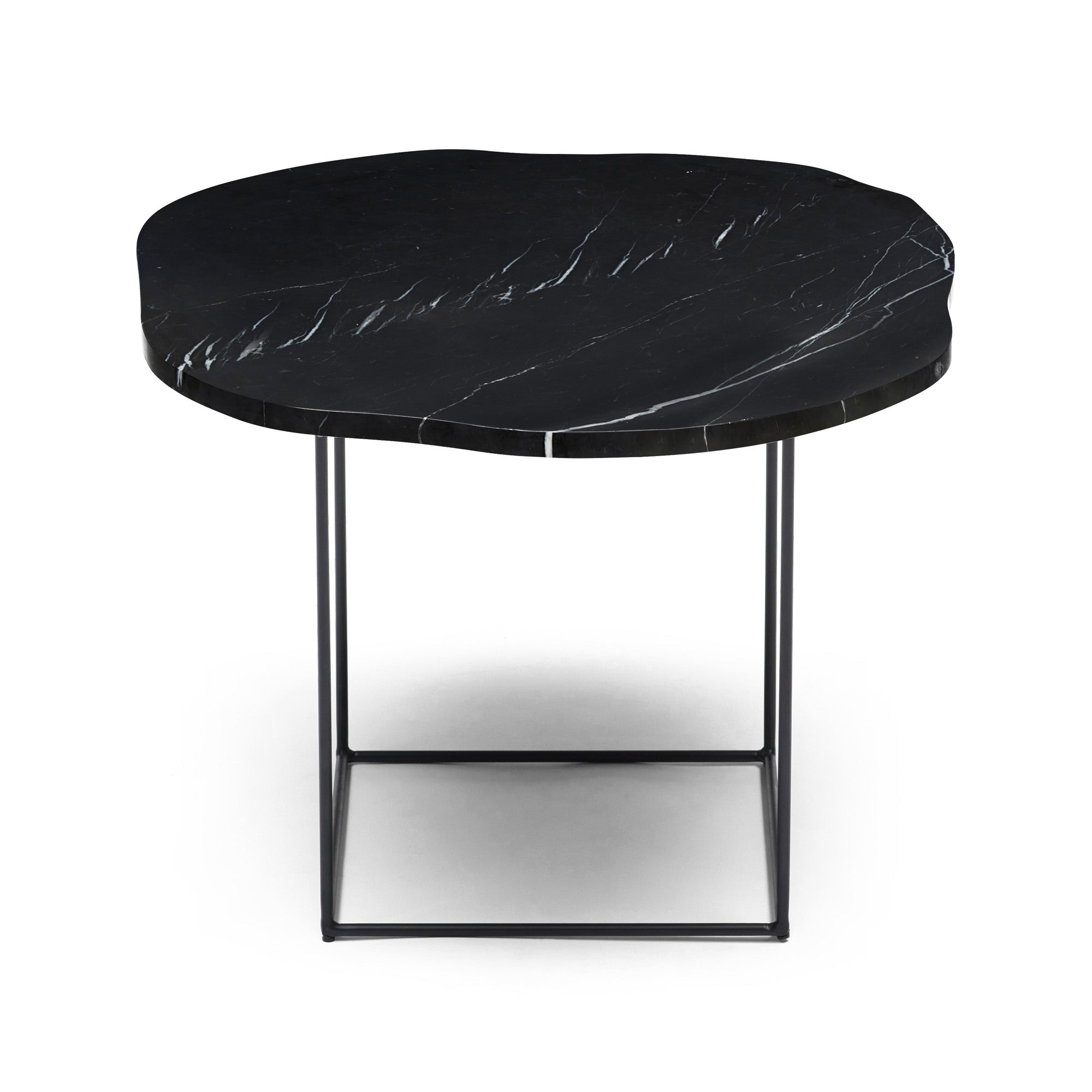 Eden Marble Side Table Black