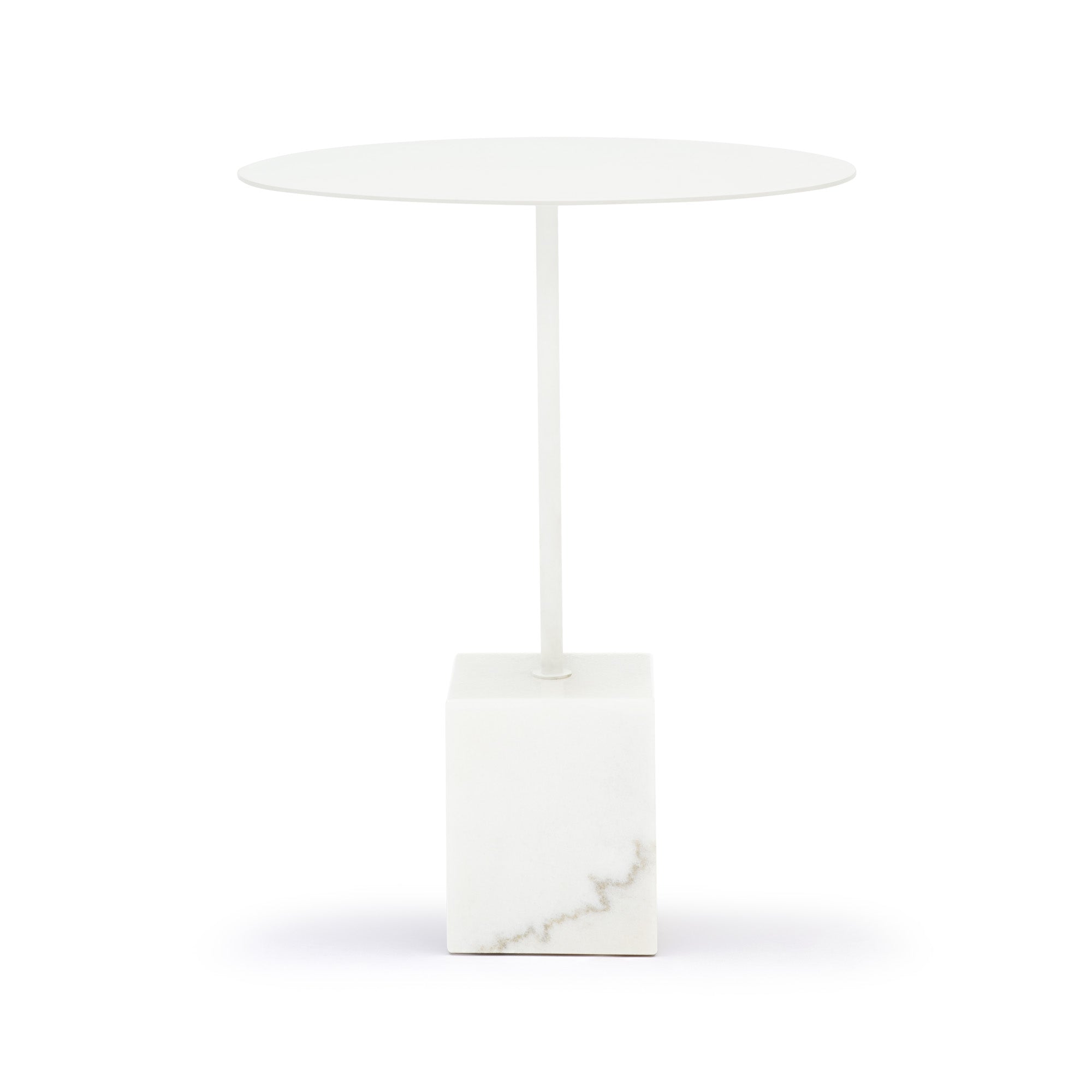 Suri Side Table Marble White