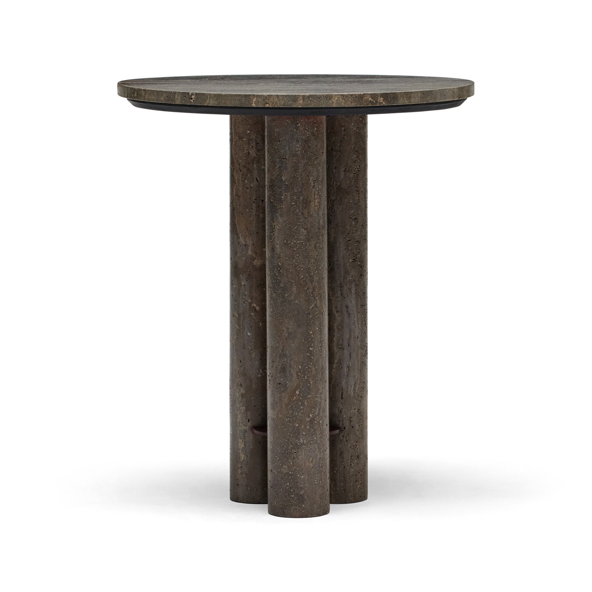 Indu Travertine Side Table