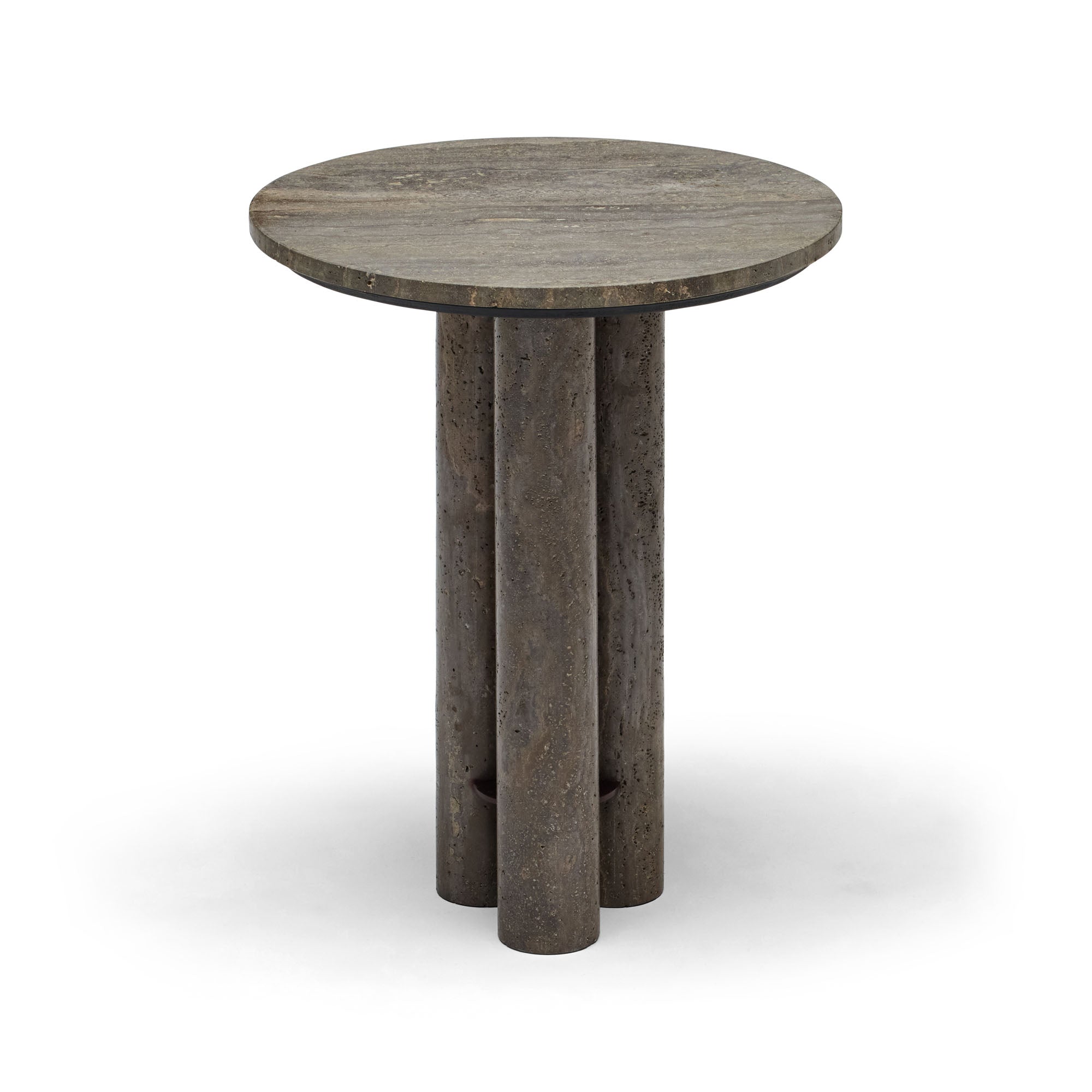 Indu Travertine Side Table