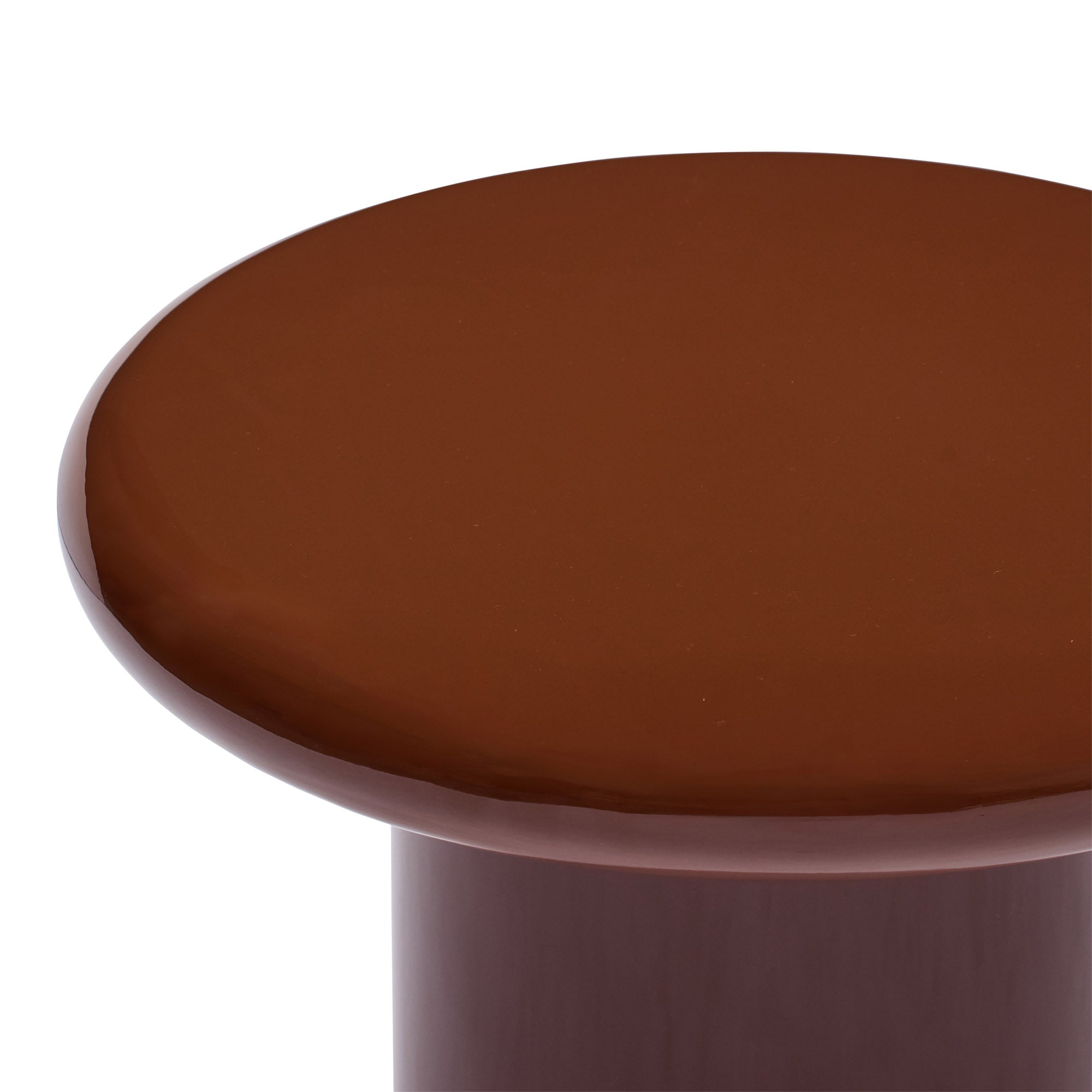 Fleur Side Table Umber Gloss