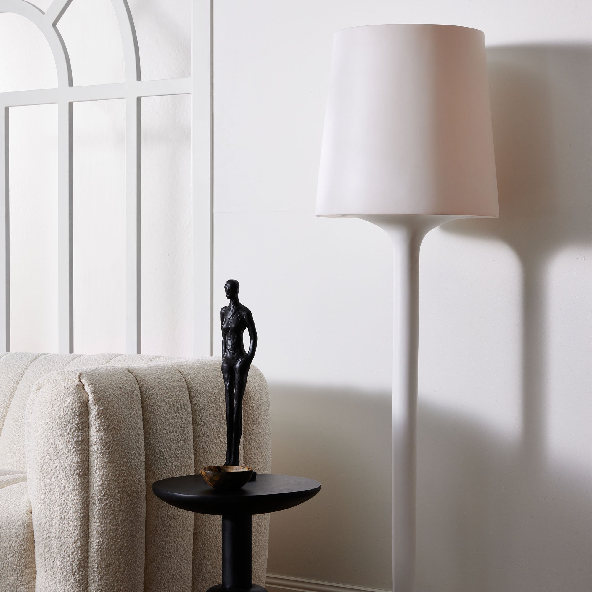 Cheap white online floor lamp