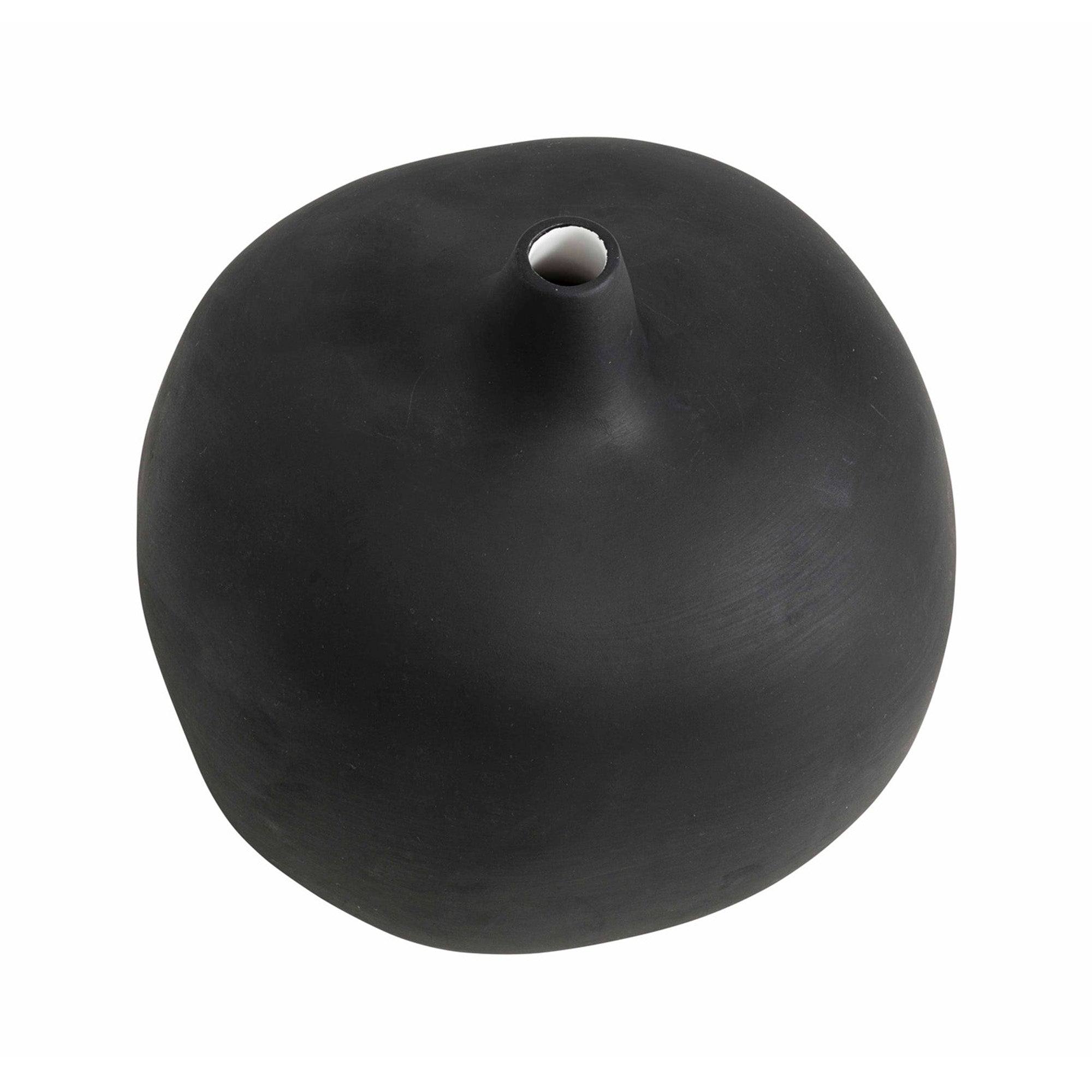 Koa Bulb Vase Black Large