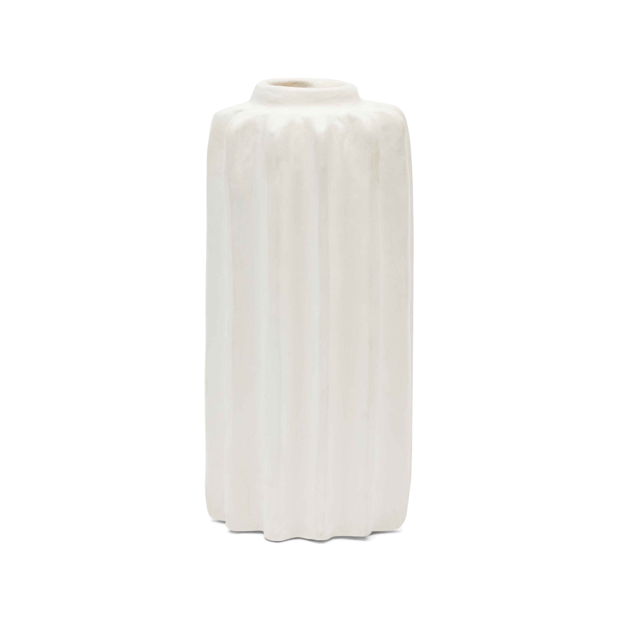 Ika Vase Small White