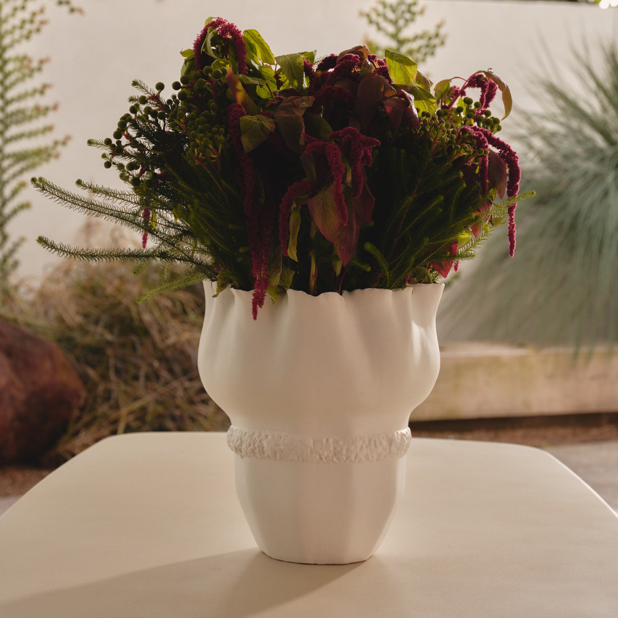 Tova Vase White