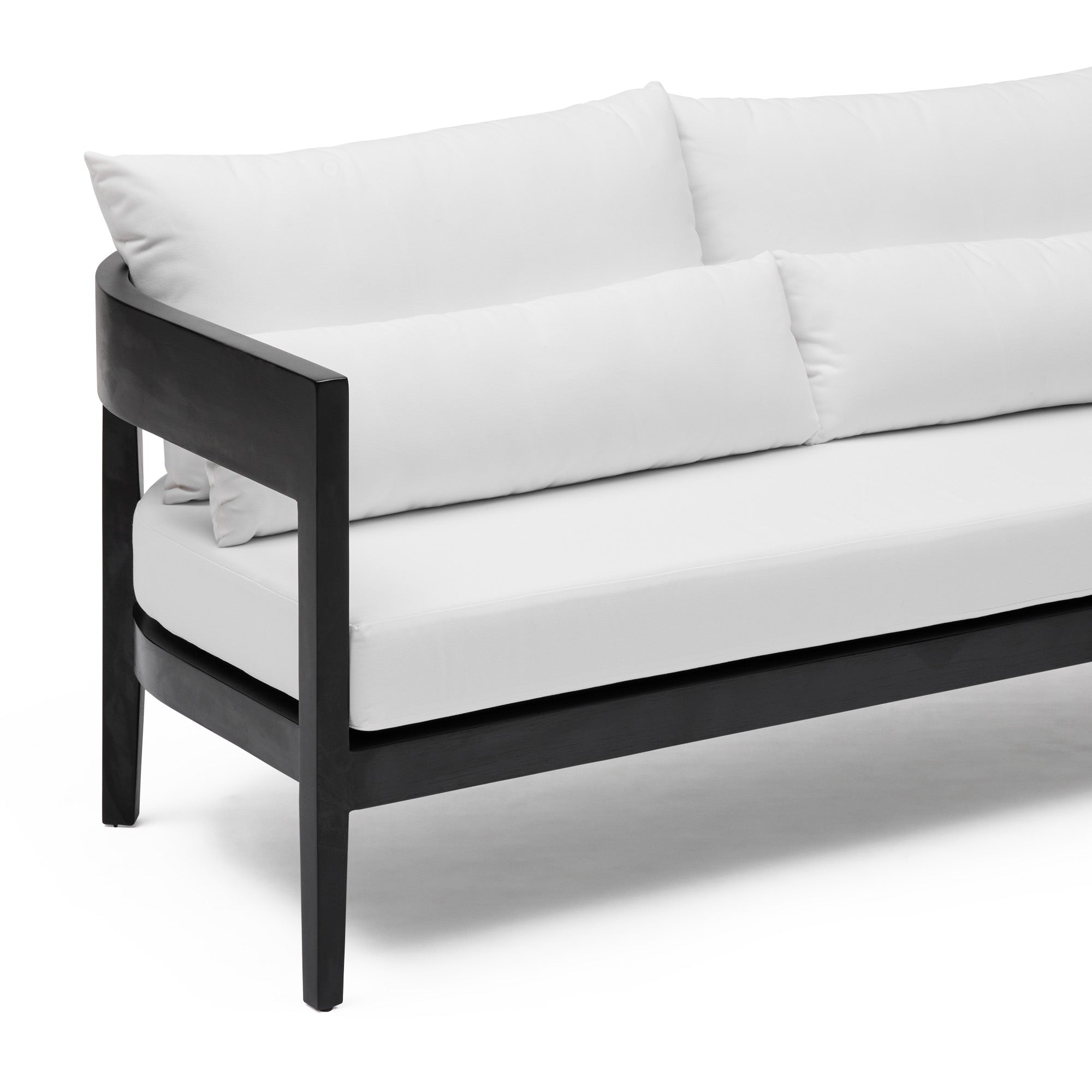 Avoca Outdoor Sofa Black & White