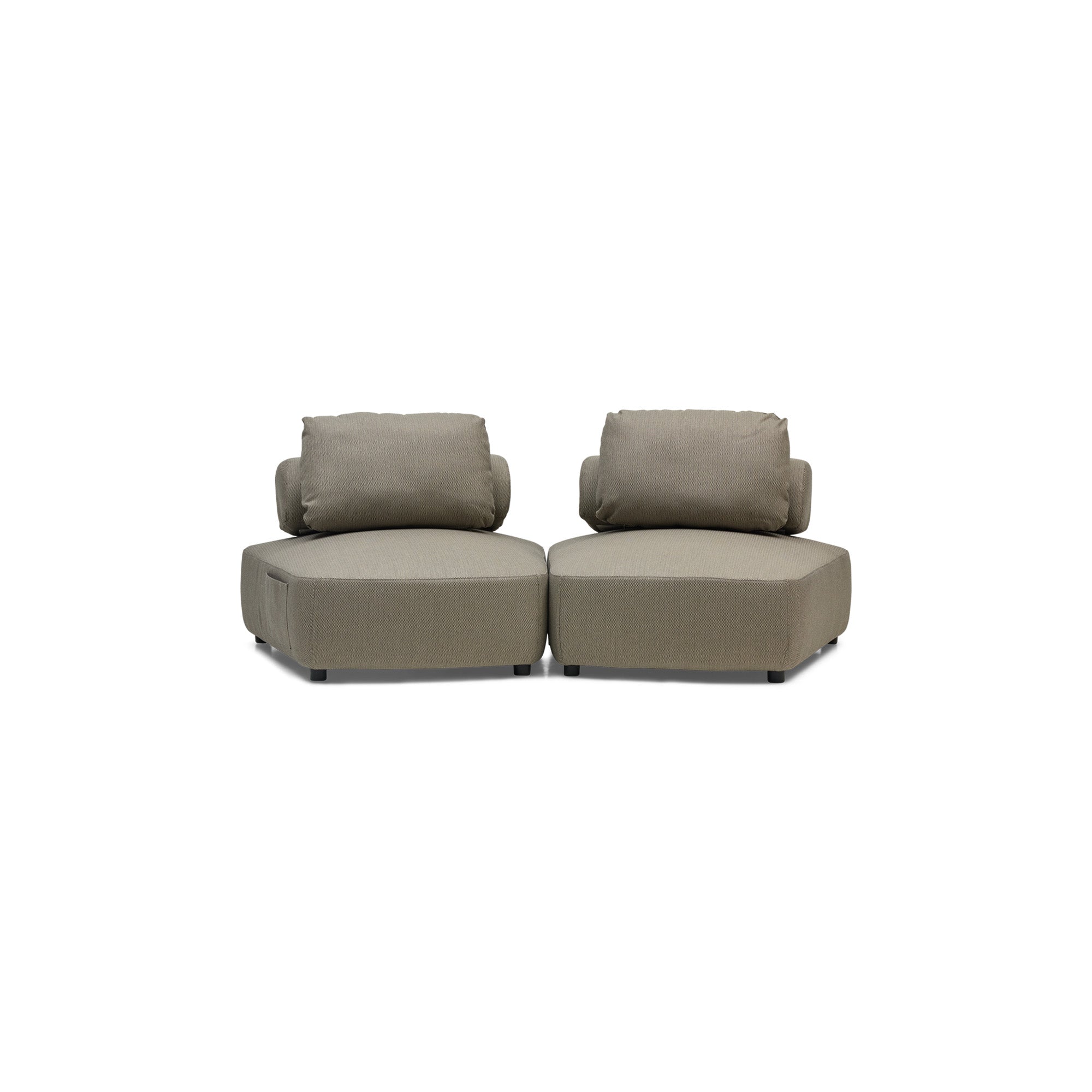 Dune Outdoor Sofa Chair Taupe