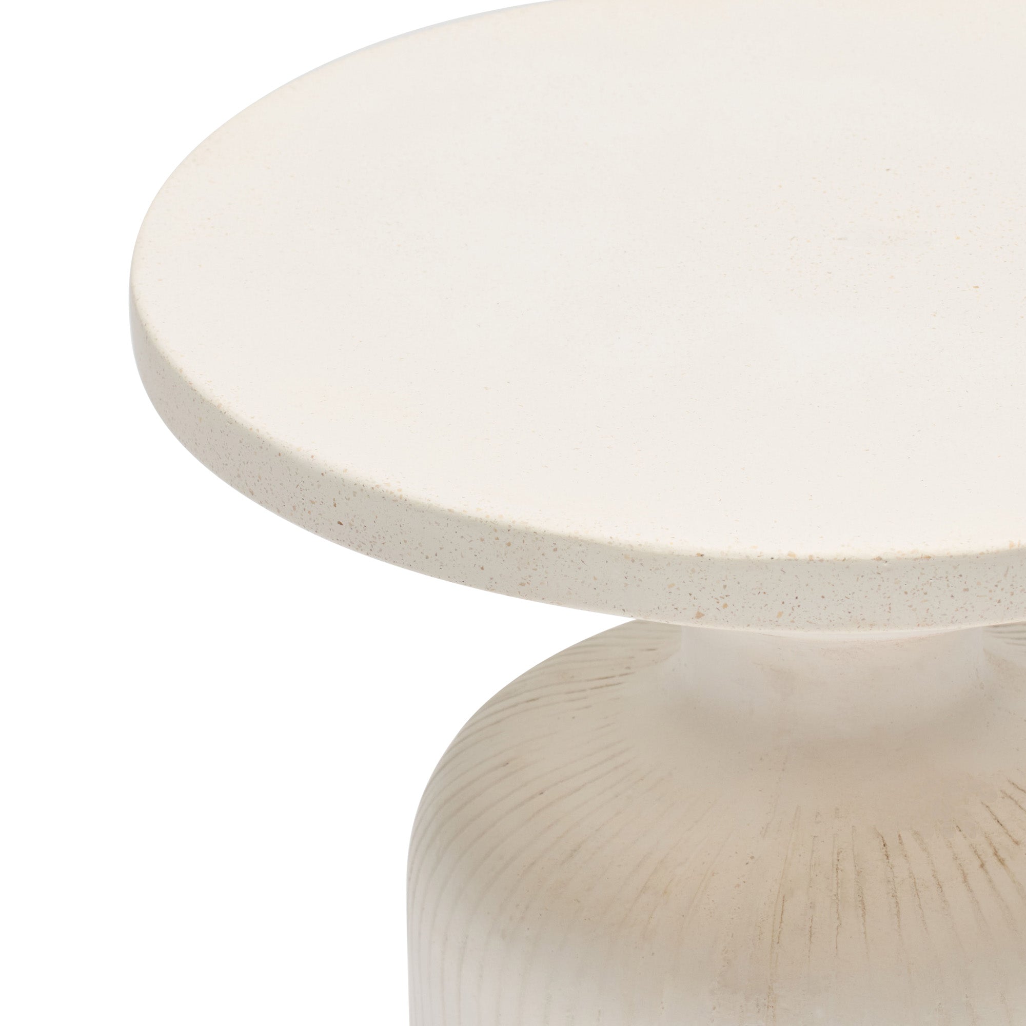 Zadra Outdoor Side Table White