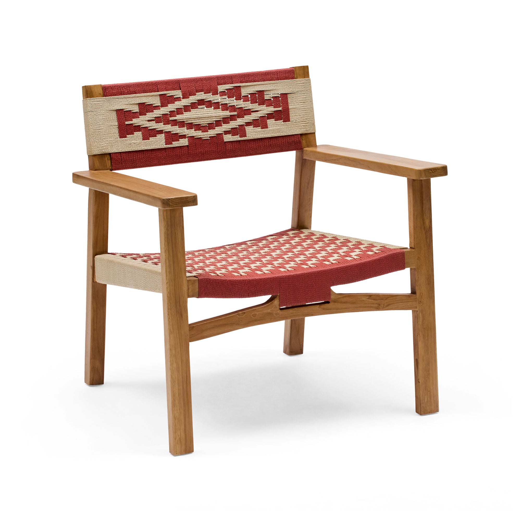 Lucie Outdoor Chair Crimson