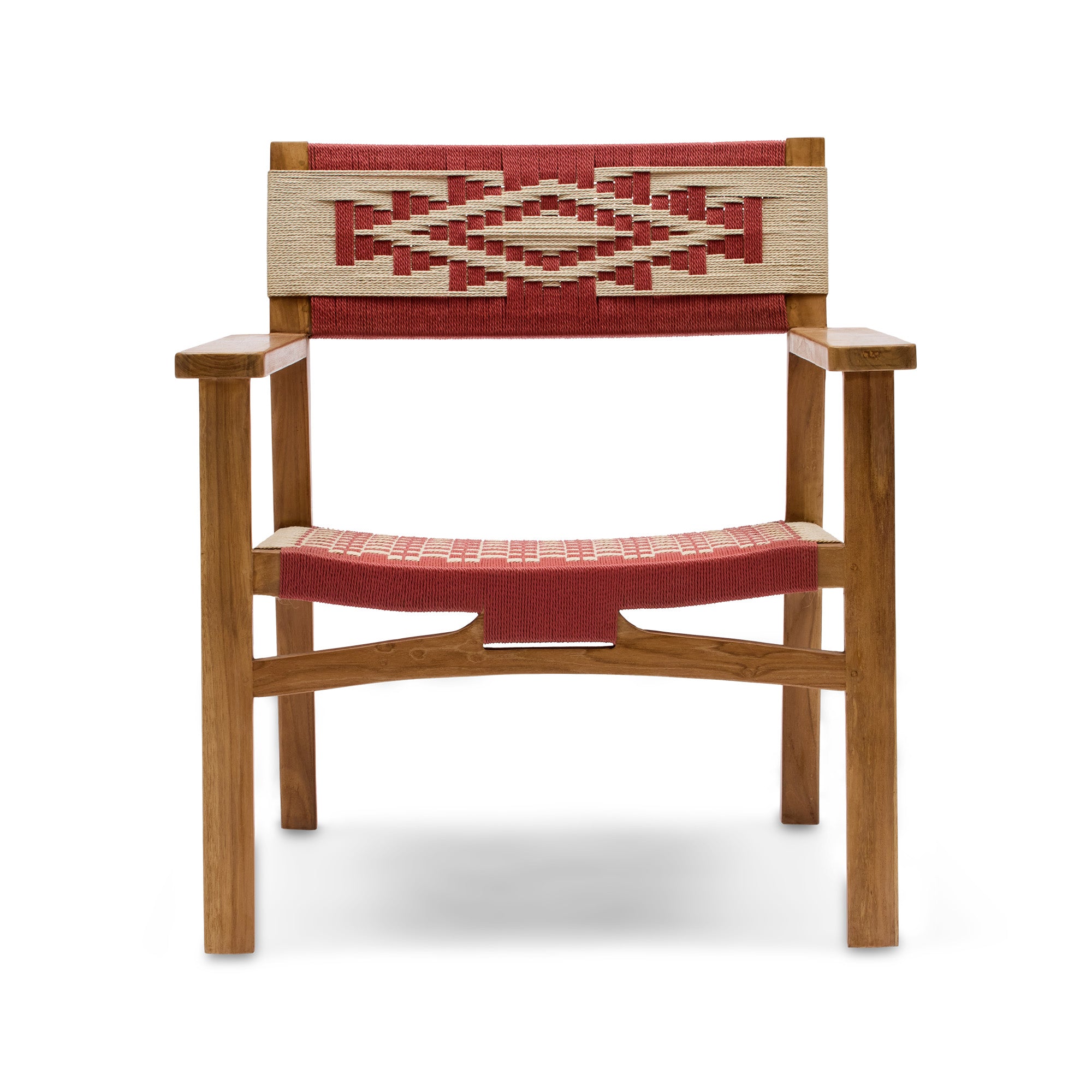 Lucie Outdoor Chair Crimson