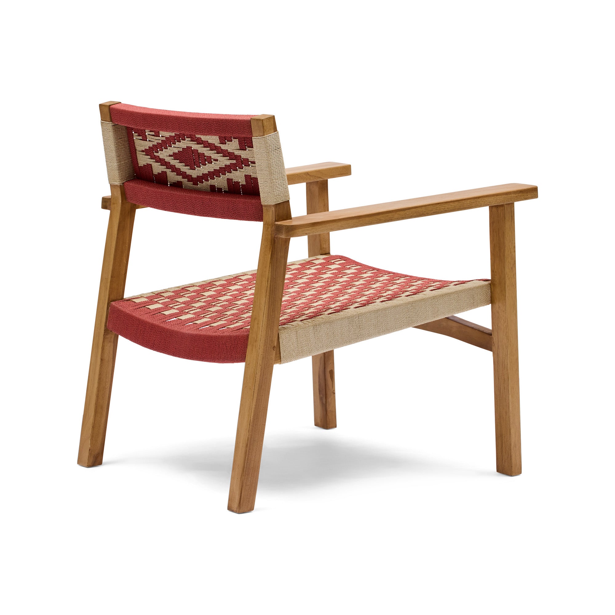 Lucie Outdoor Chair Crimson