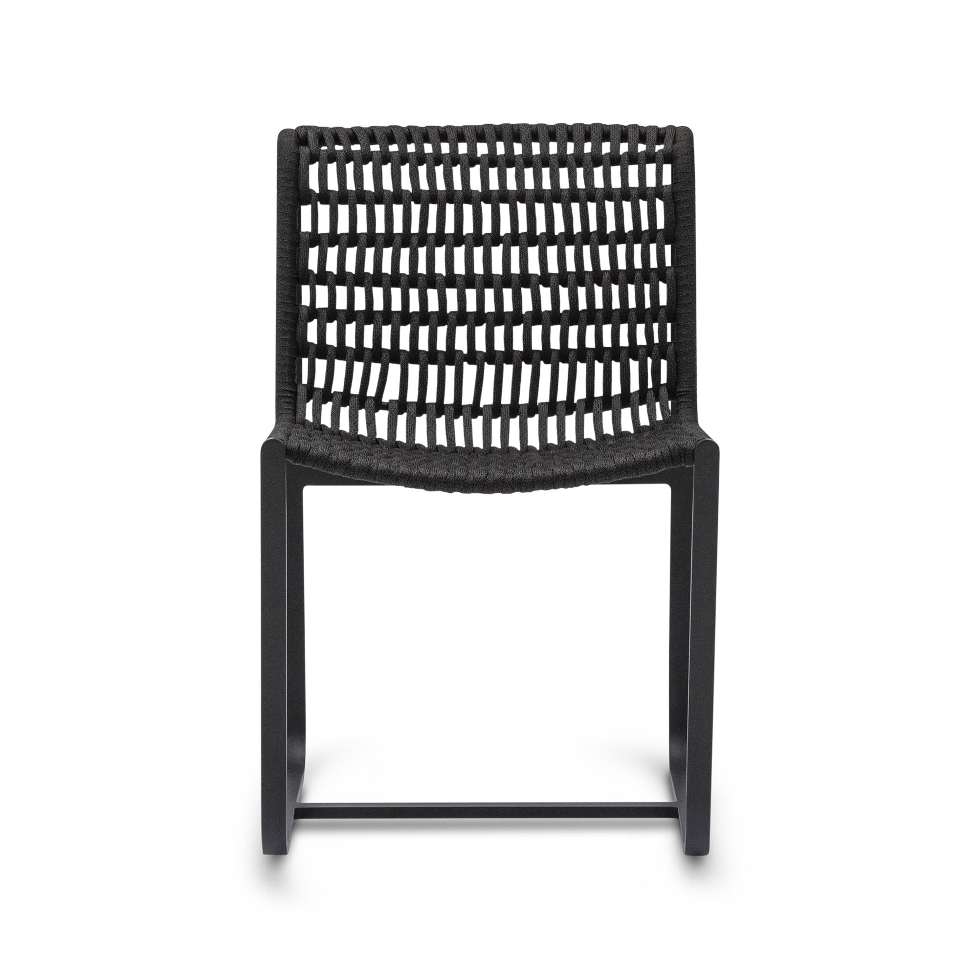 Paros Outdoor Dining Chair Charcoal