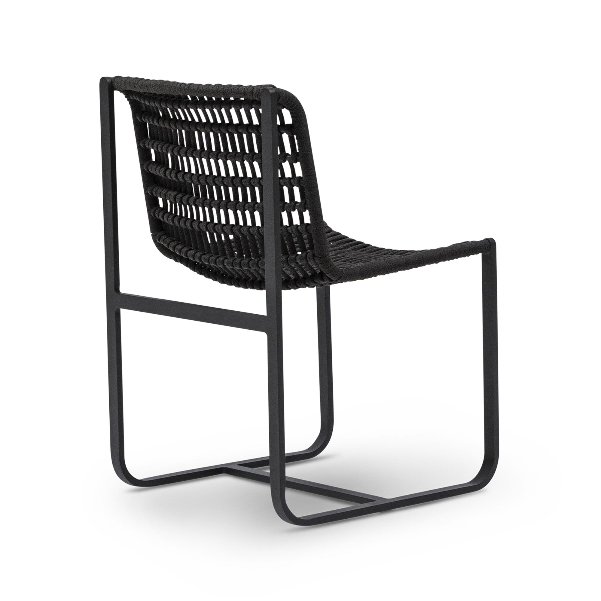 Paros Outdoor Dining Chair Charcoal