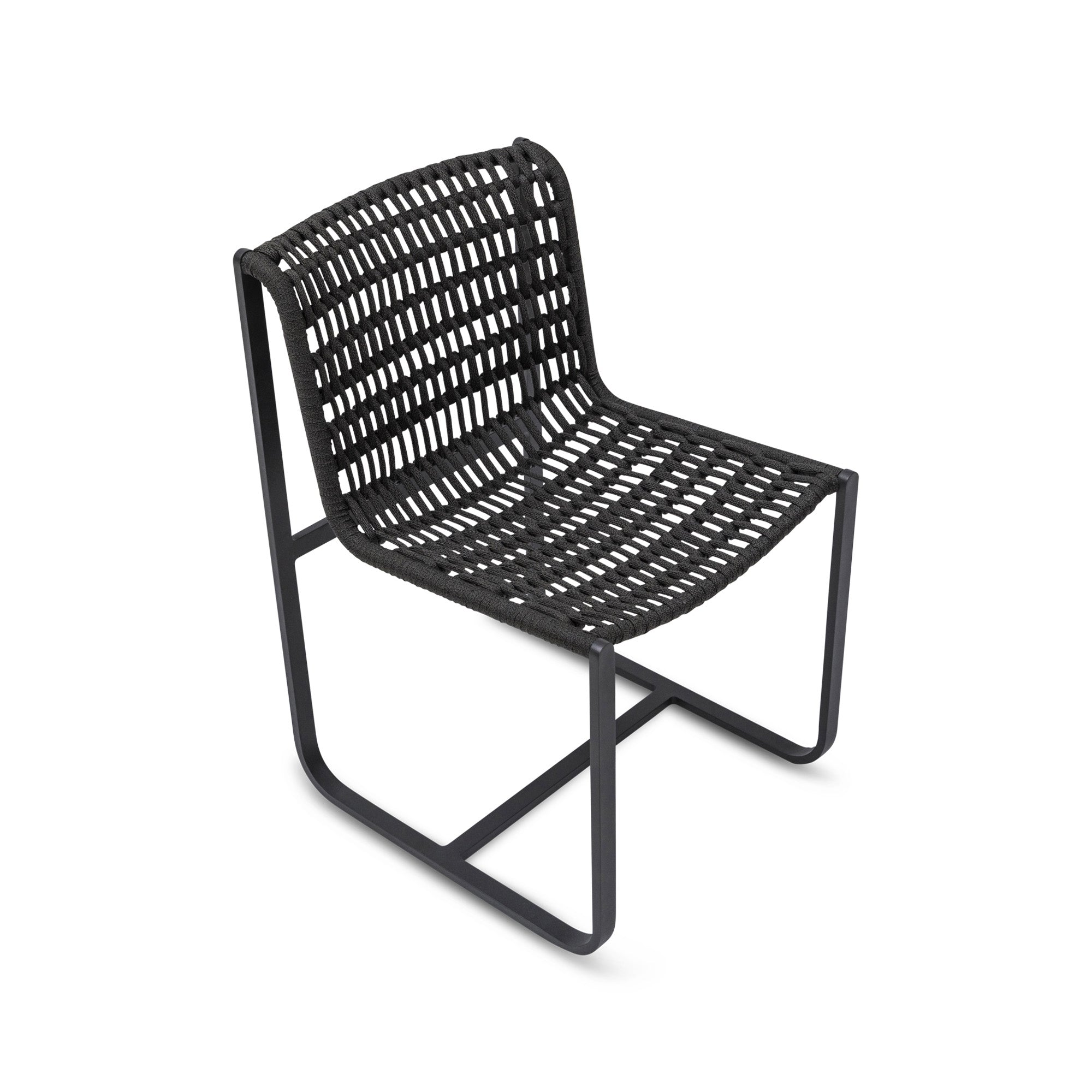 Paros Outdoor Dining Chair Charcoal
