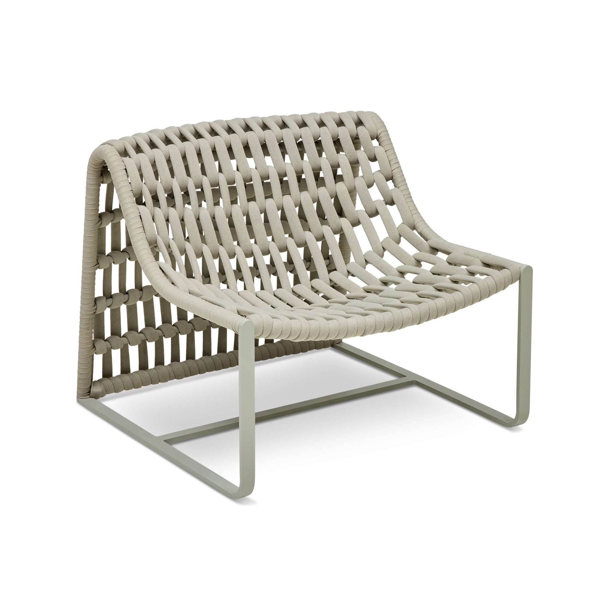 Paros Outdoor Chair & Ottoman Mist