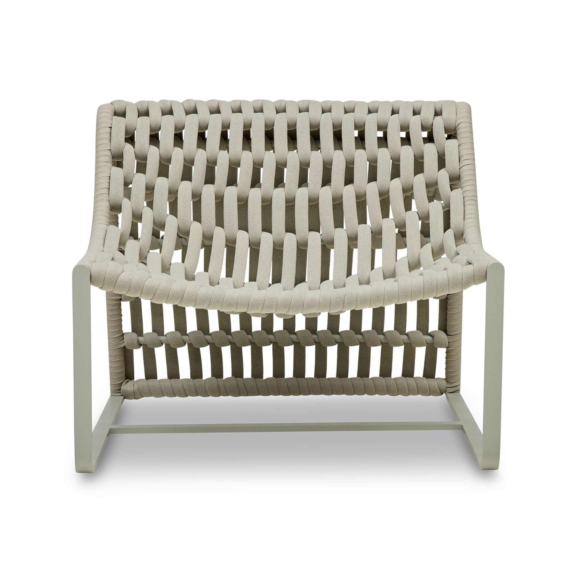 Paros Outdoor Chair & Ottoman Mist