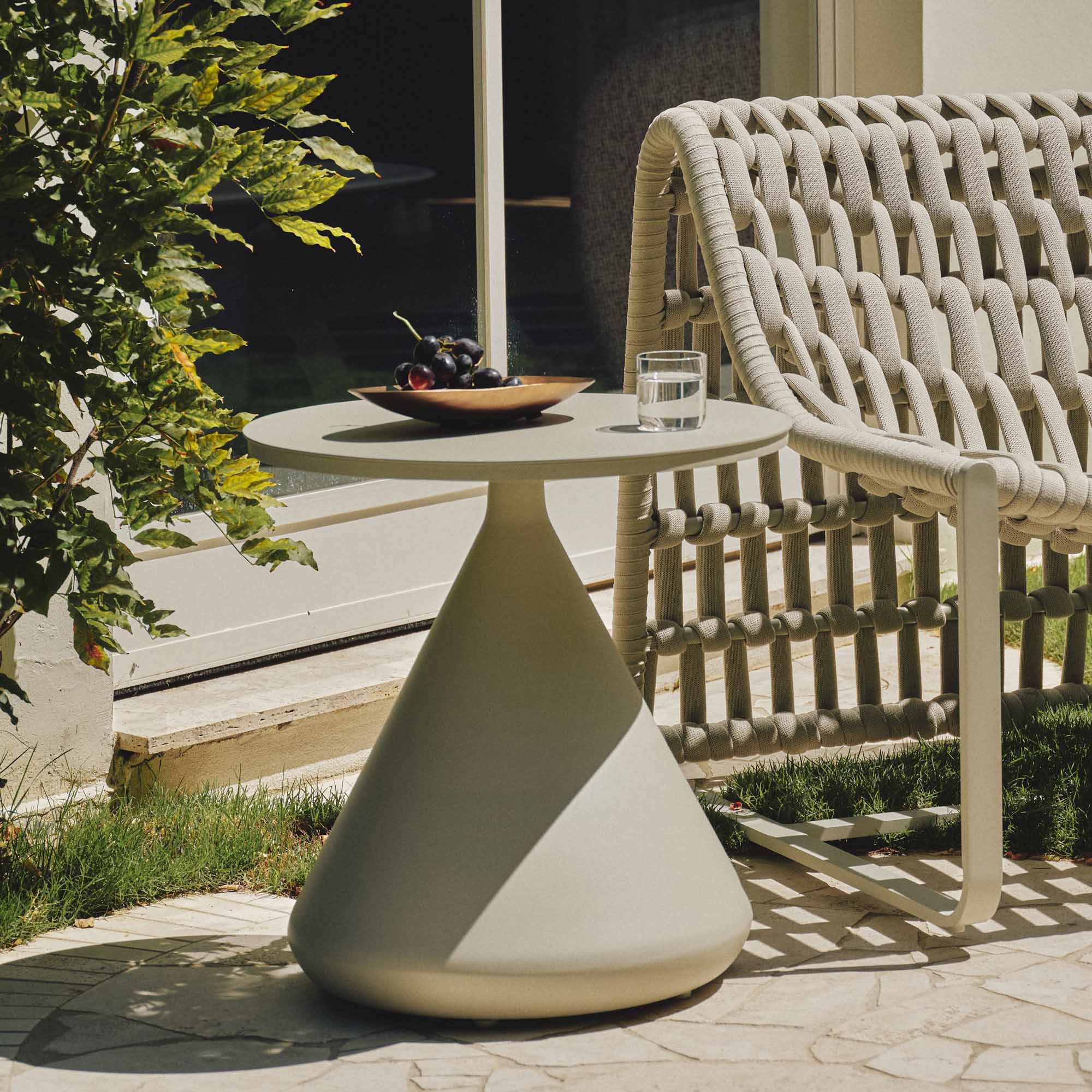 Paros Outdoor Side Table Mist