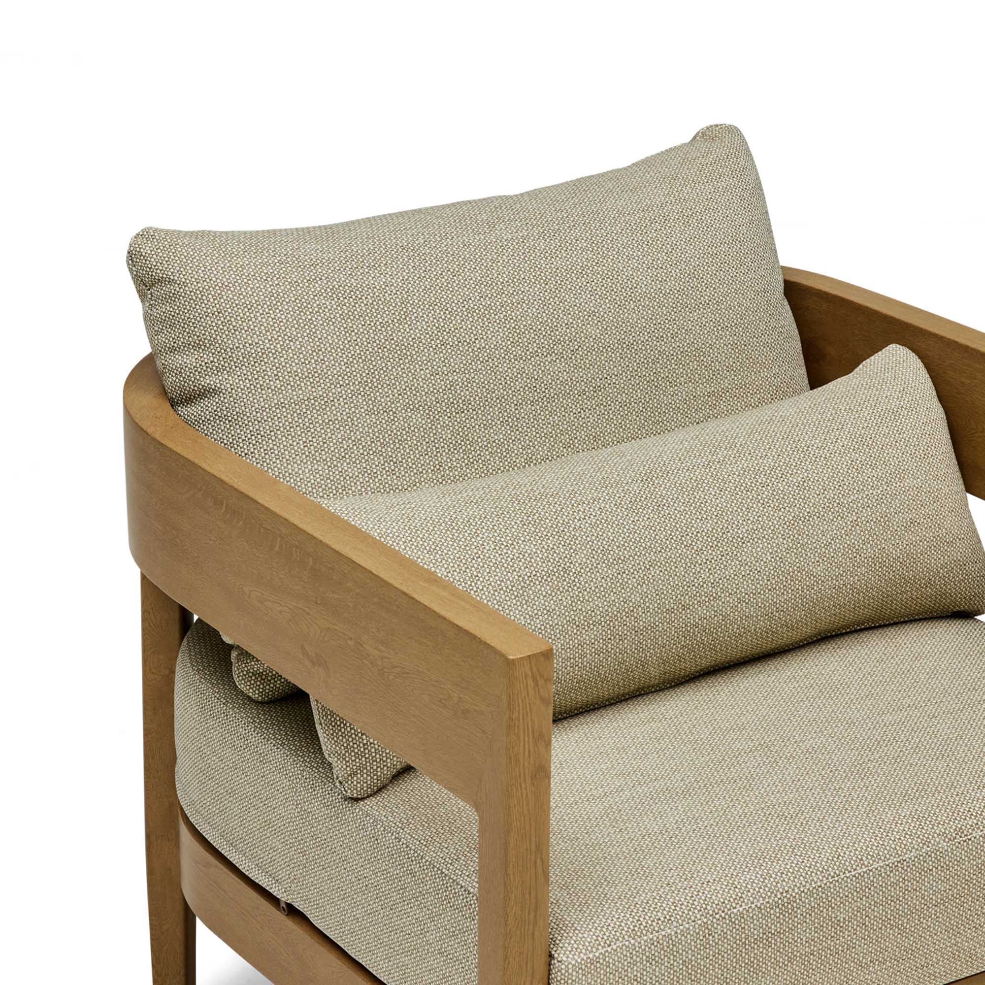 Sorrento Outdoor Chair Natural & Soft Burlap