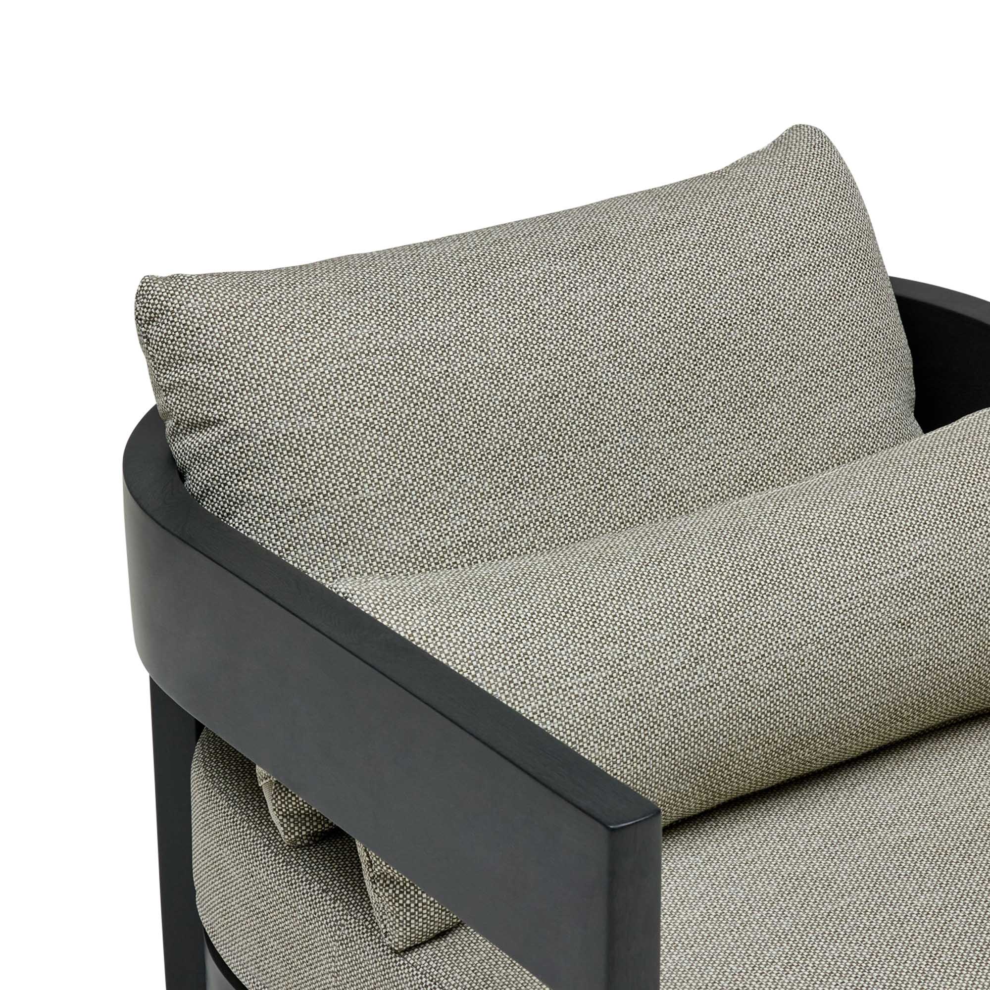 Sorrento Outdoor Chair Black & Olive Grove