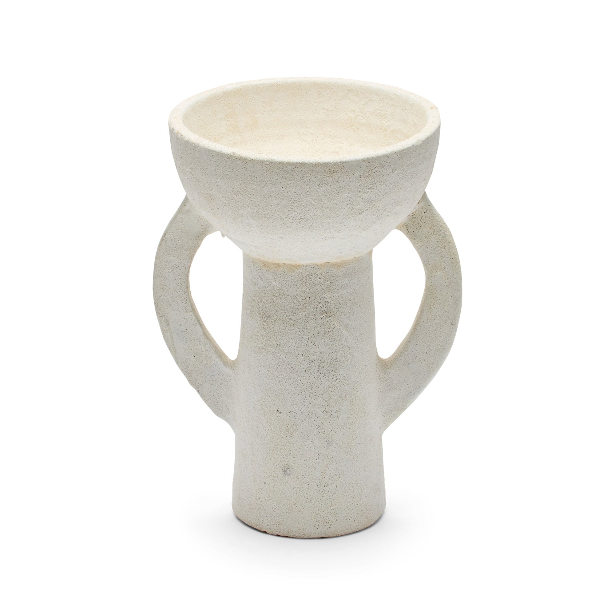 Ostra Pedestal Bowl  White