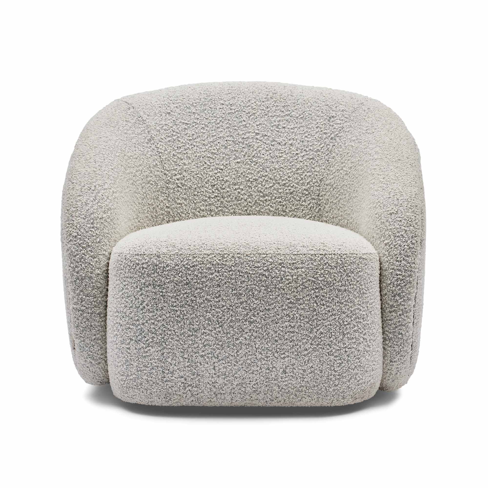 Sample Curved Occasional Swivel Chair