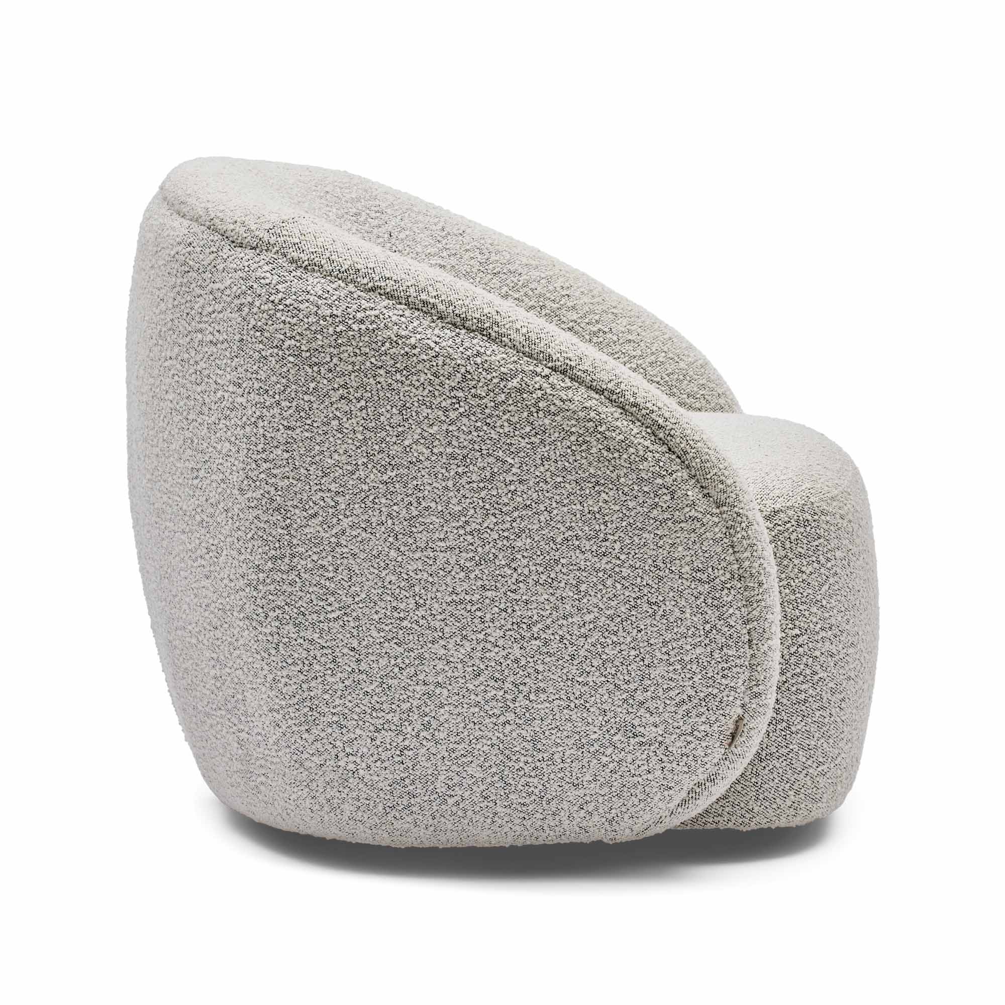 Sample Curved Occasional Swivel Chair