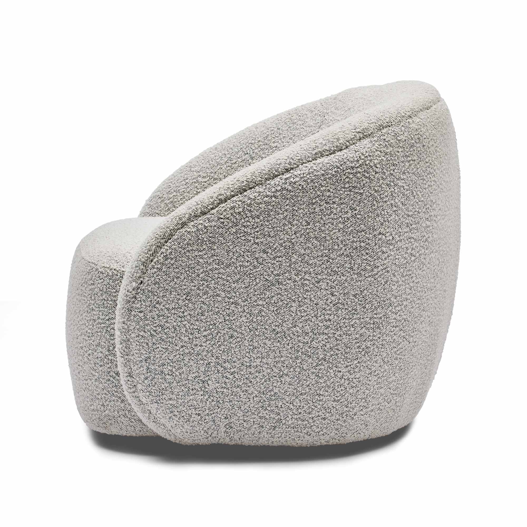 Sample Curved Occasional Swivel Chair