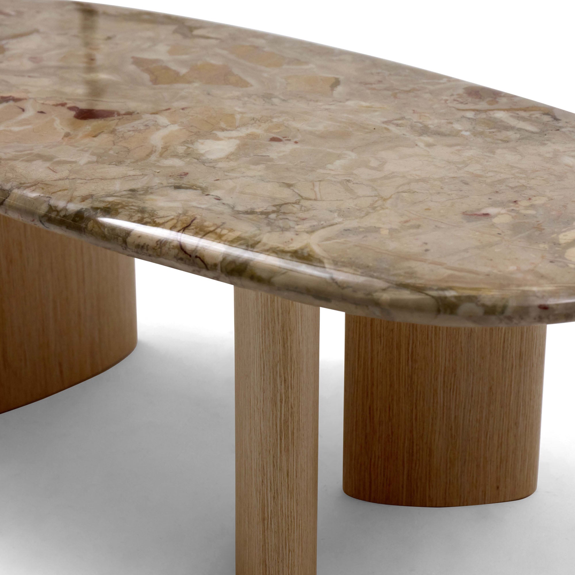 Hallie Coffee Table Aurora Marble Gloss Sample