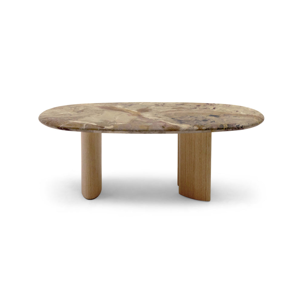 Hallie Coffee Table Aurora Marble Matte Sample