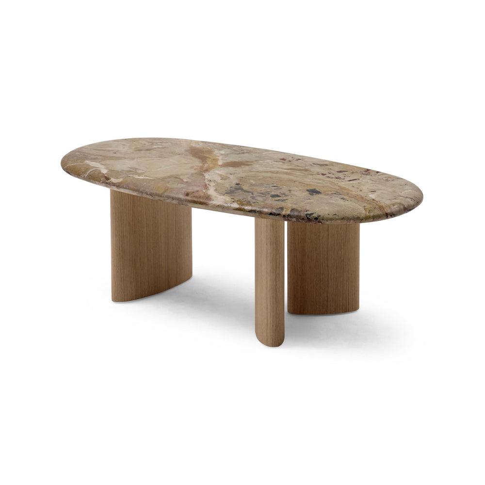 Hallie Coffee Table Aurora Marble Matte Sample