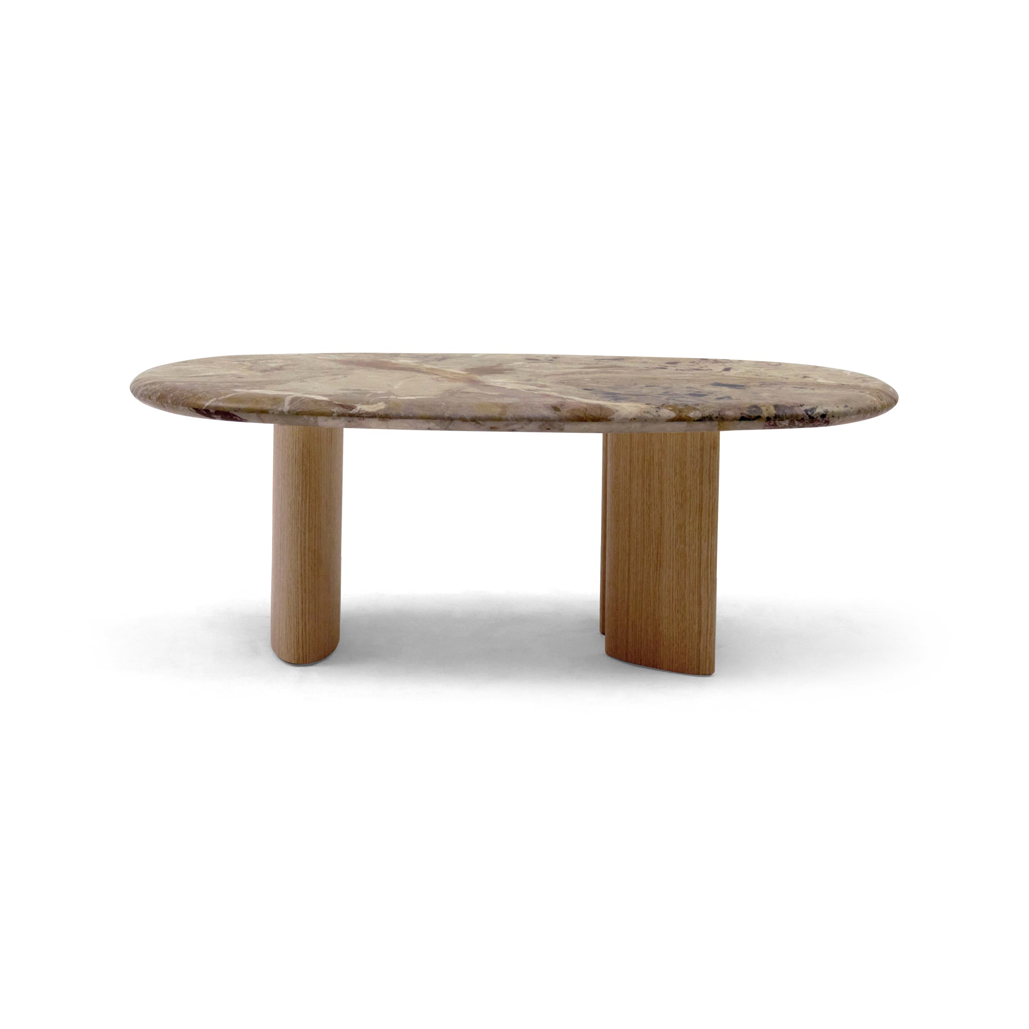 Hallie Coffee Table Aurora Marble Matte Sample
