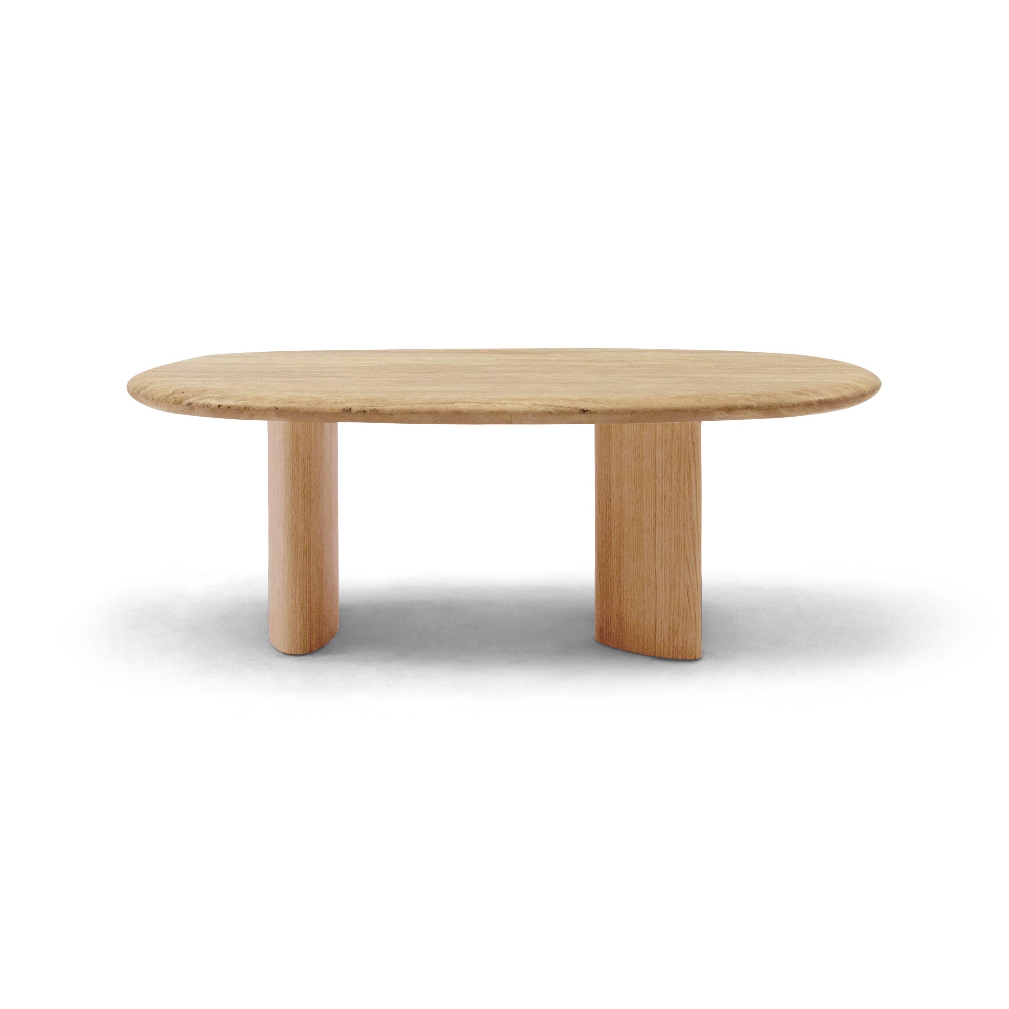 Hallie Sample Coffee Table Travertine Marble Sample