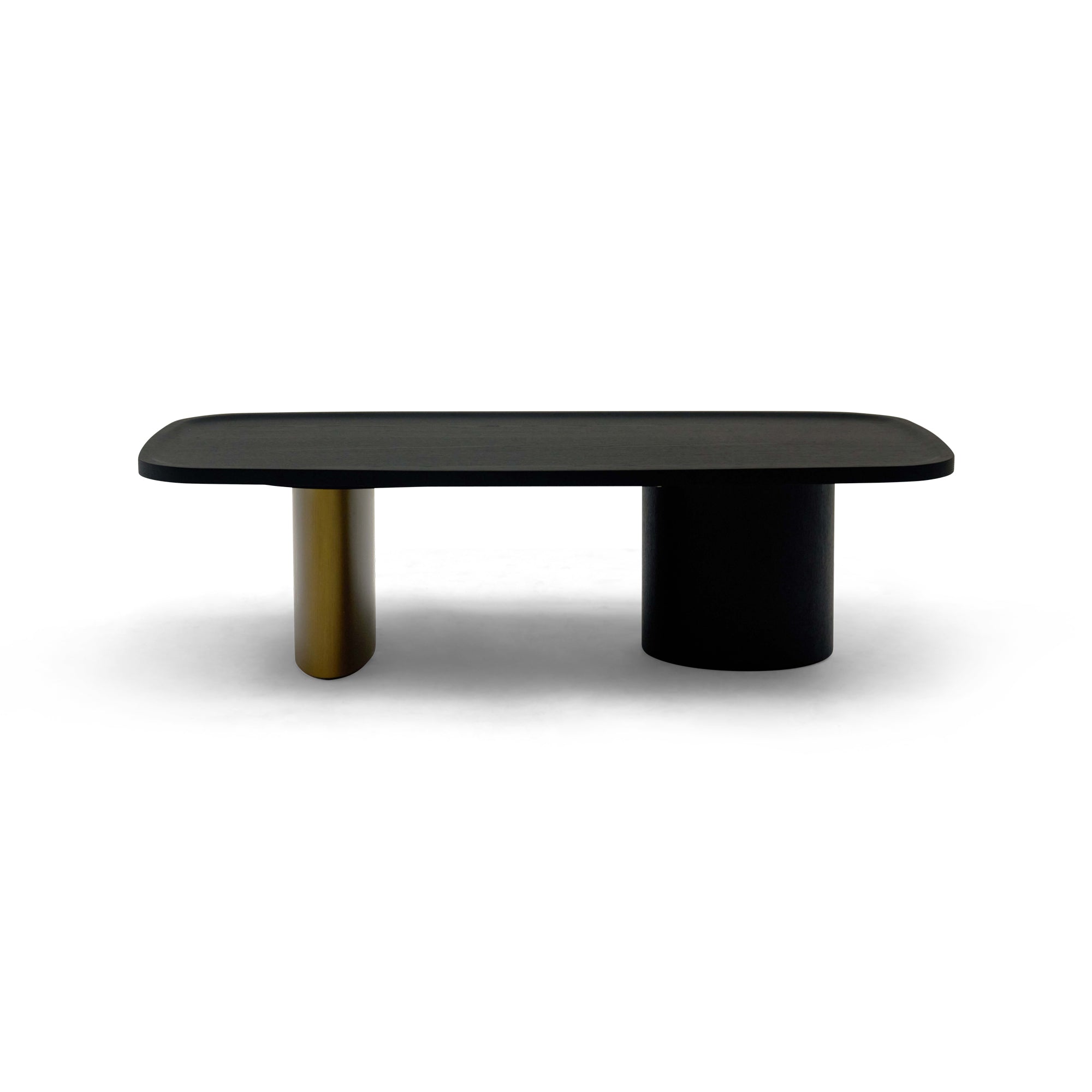 Oval Coffee Table Black & Gold Sample