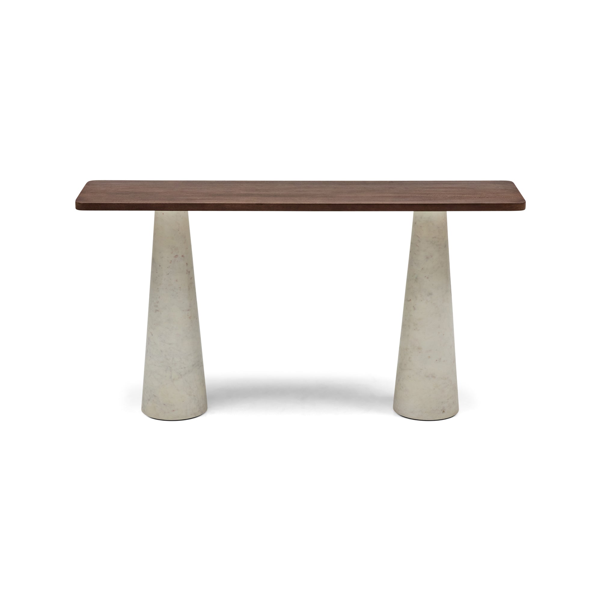 Beau Console White Banswara Marble Sample