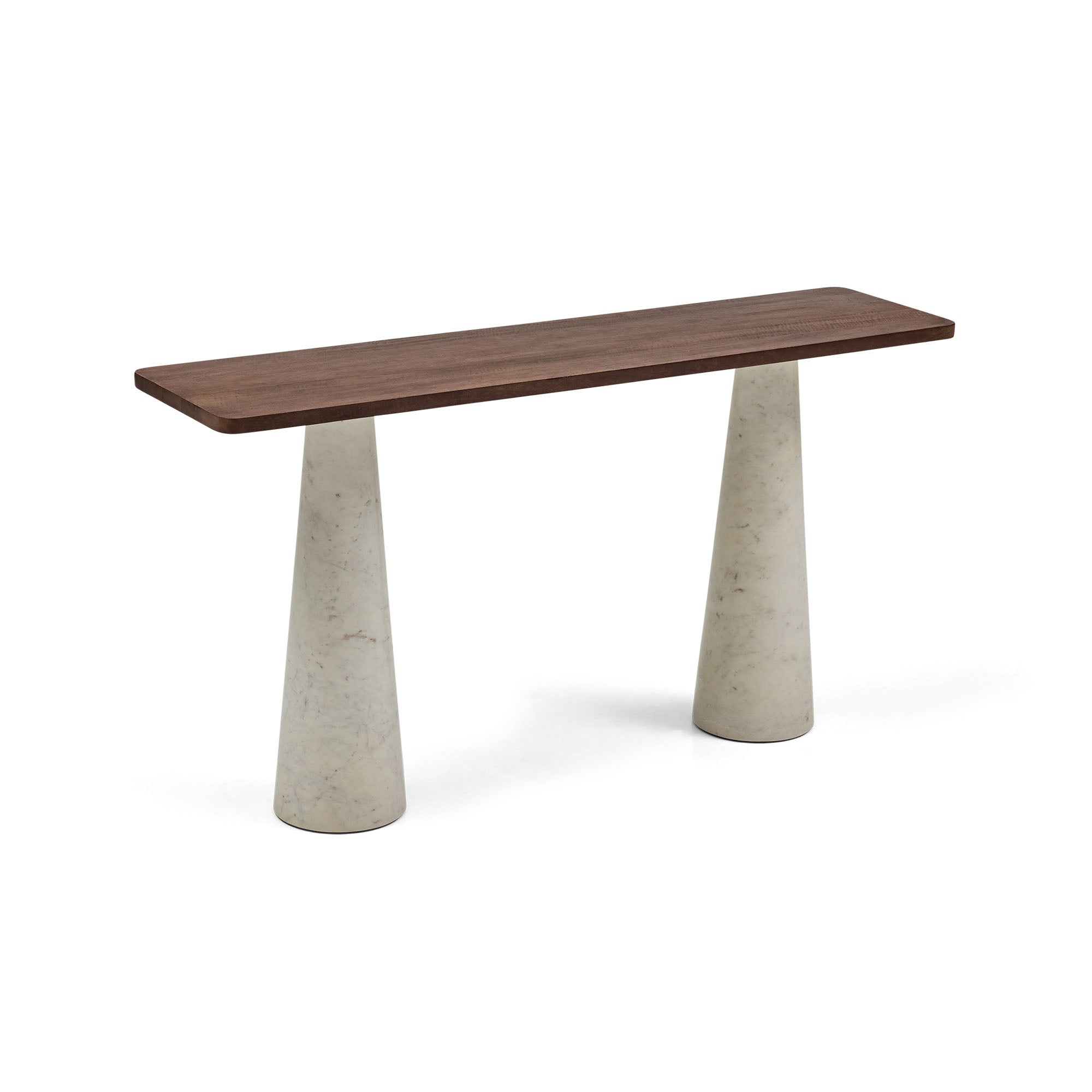 Beau Console White Banswara Marble Sample