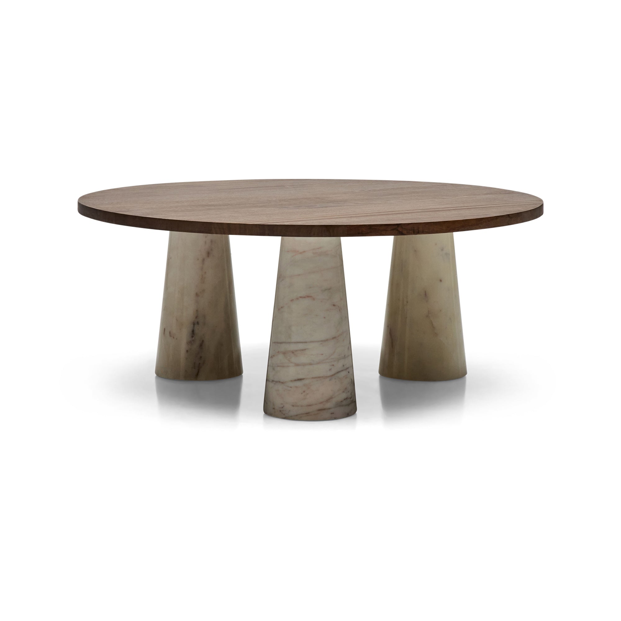 Beau Coffee Table White Banswara Marble Natural Sample