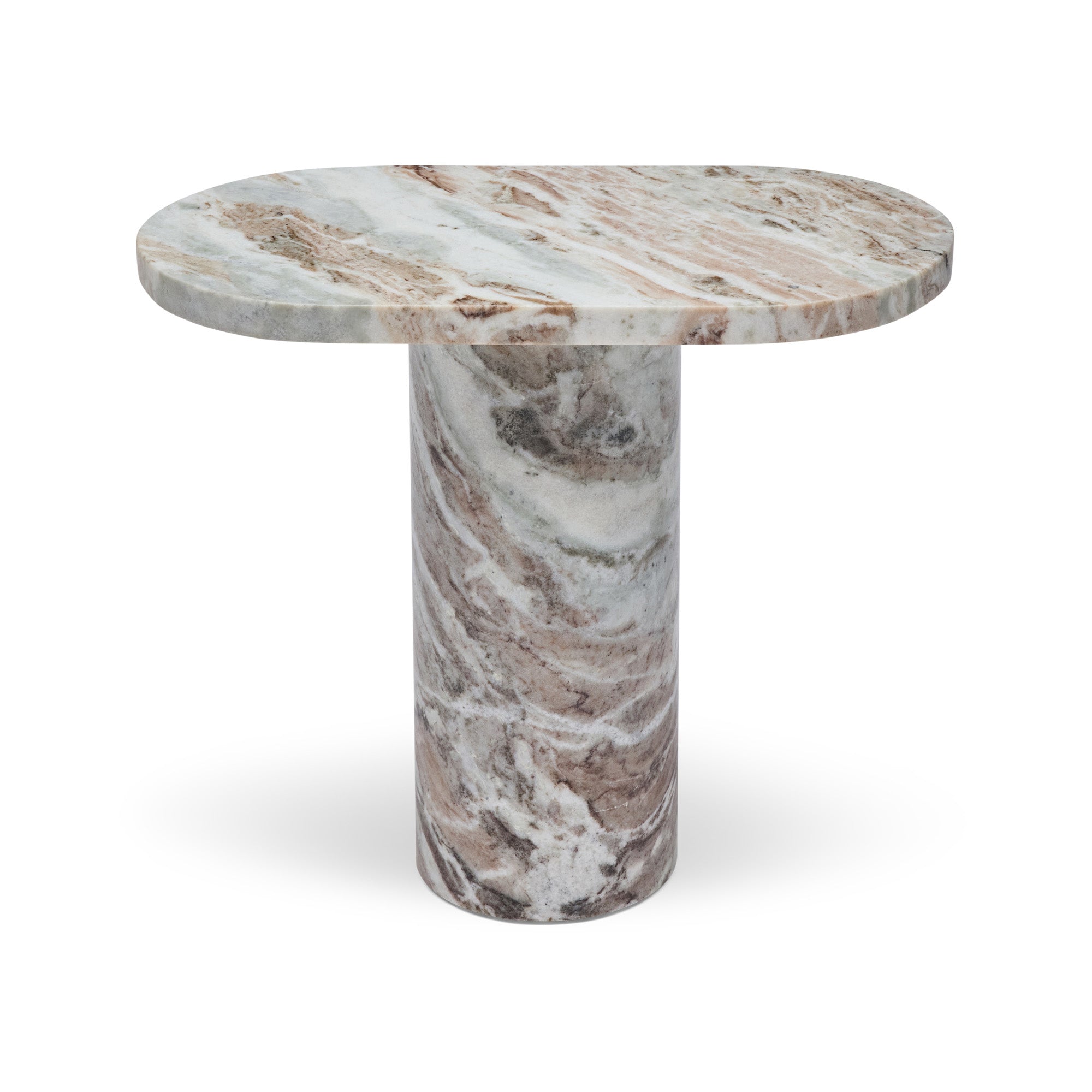 Jorja Side Table Arabescato Marble Sample