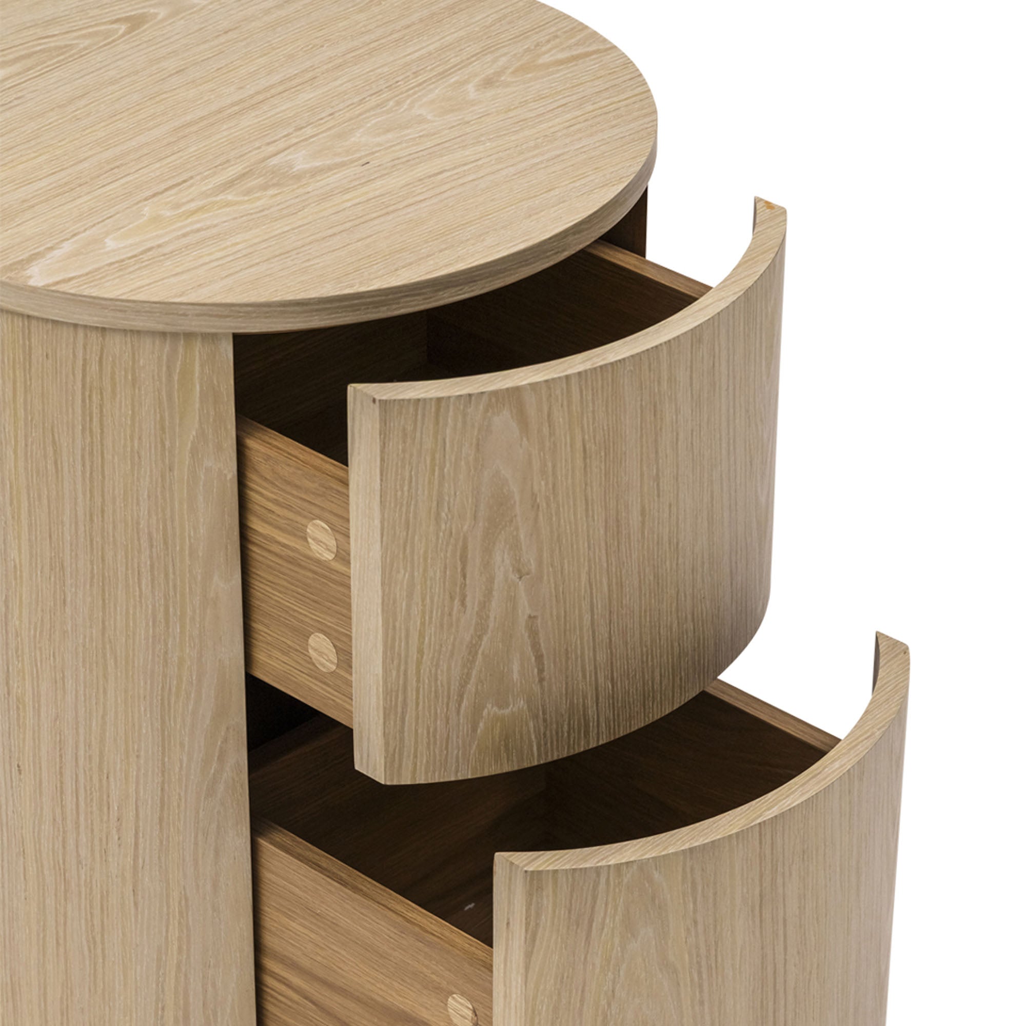 Round Bedside Blonde Sample