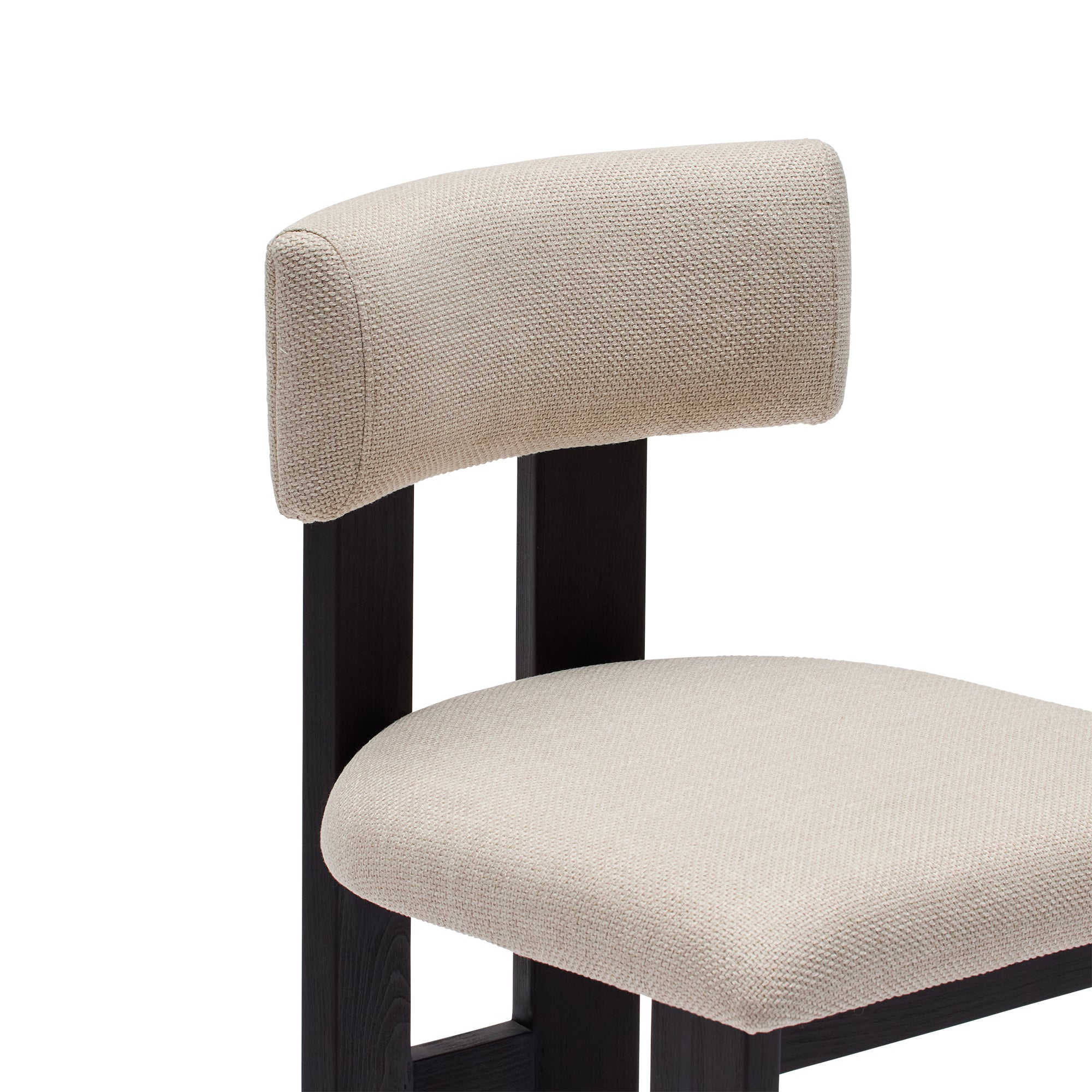 Tolv Dining Chair Taupe Walnut Sample