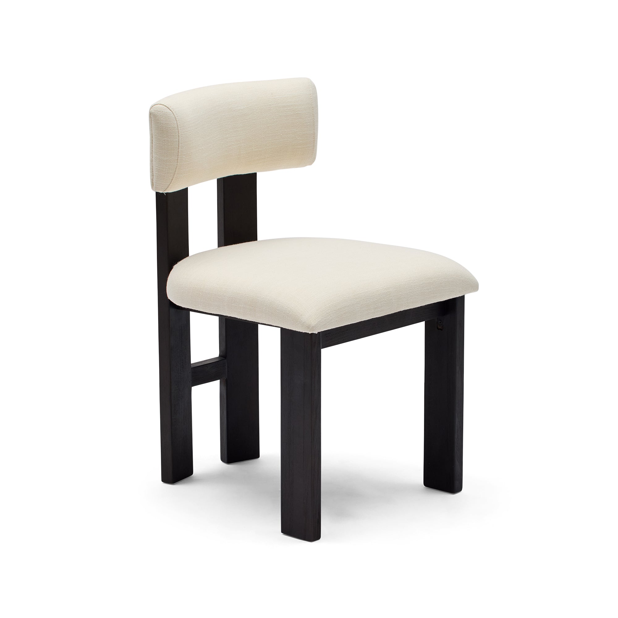 Tolv Dining Chair Soft Alabaster Walnut Sample