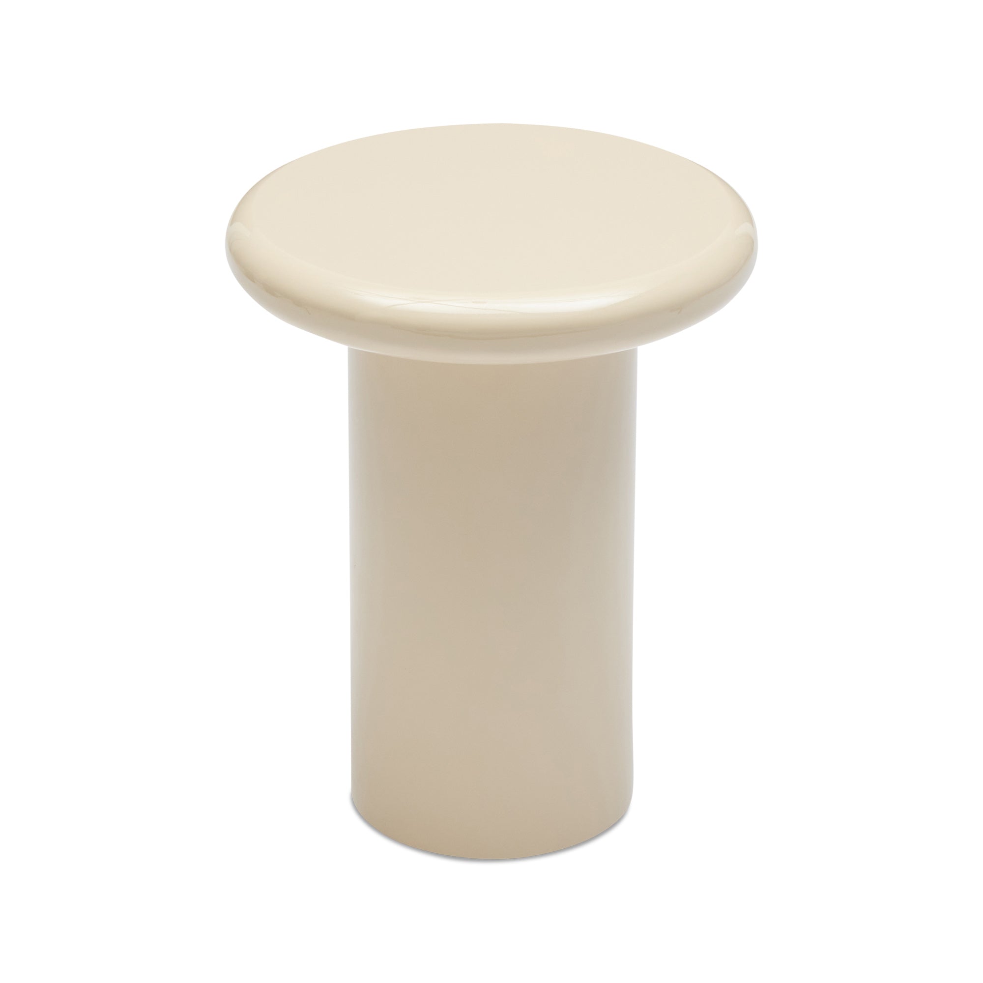 Carter Side Table Beige Gloss Sample