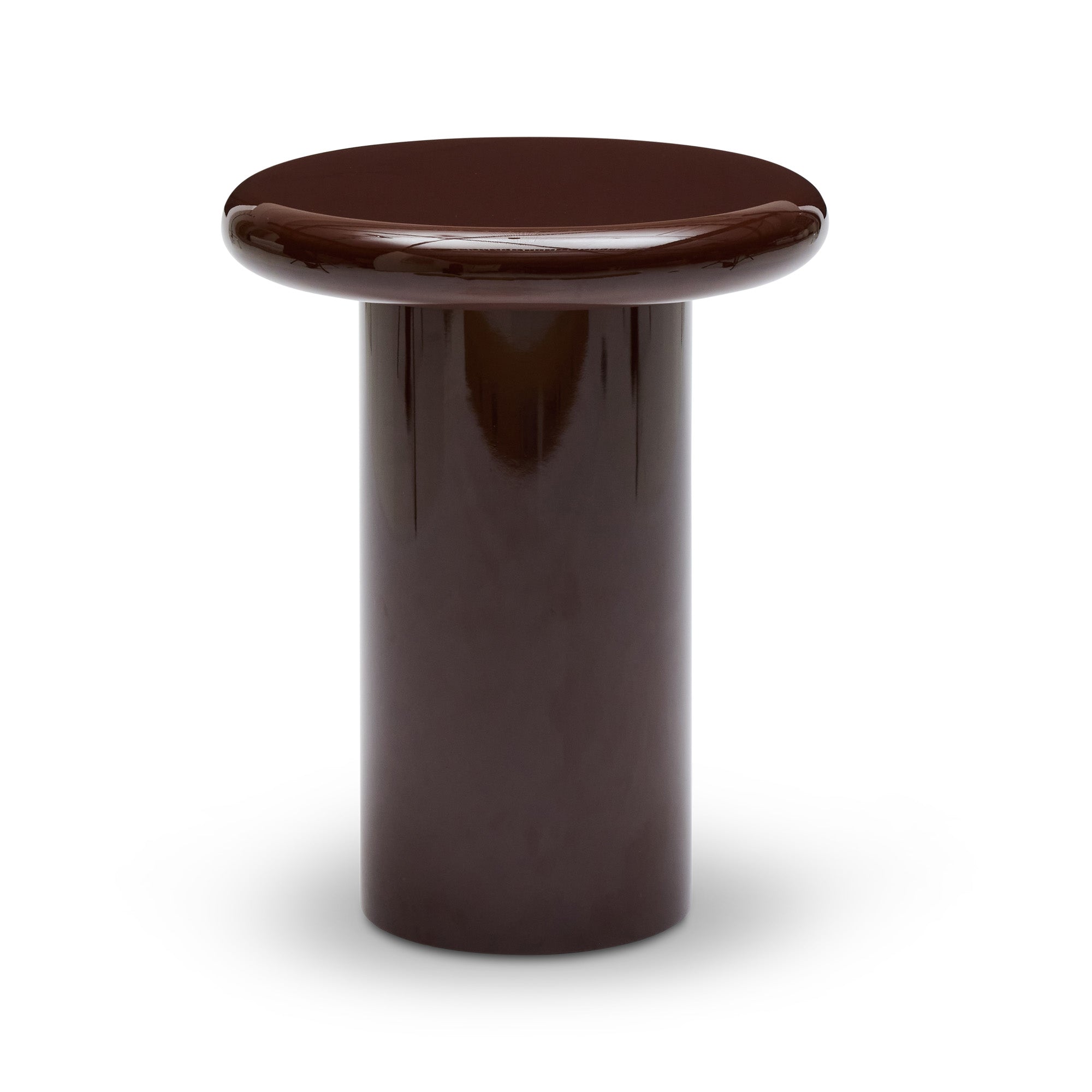 Carter Side Table Coffee Gloss Sample