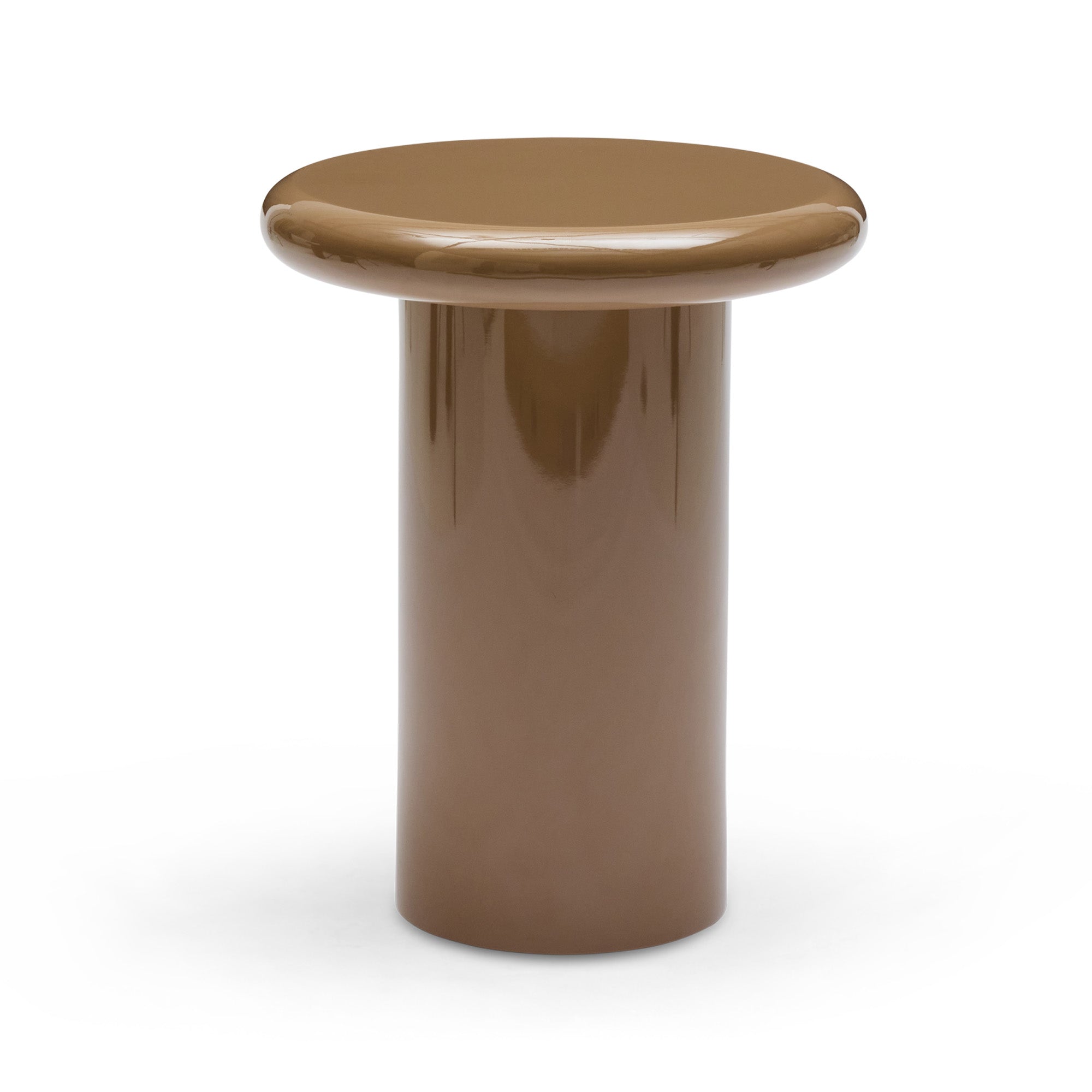 Carter Side Table Dark Cappuccino Gloss Sample