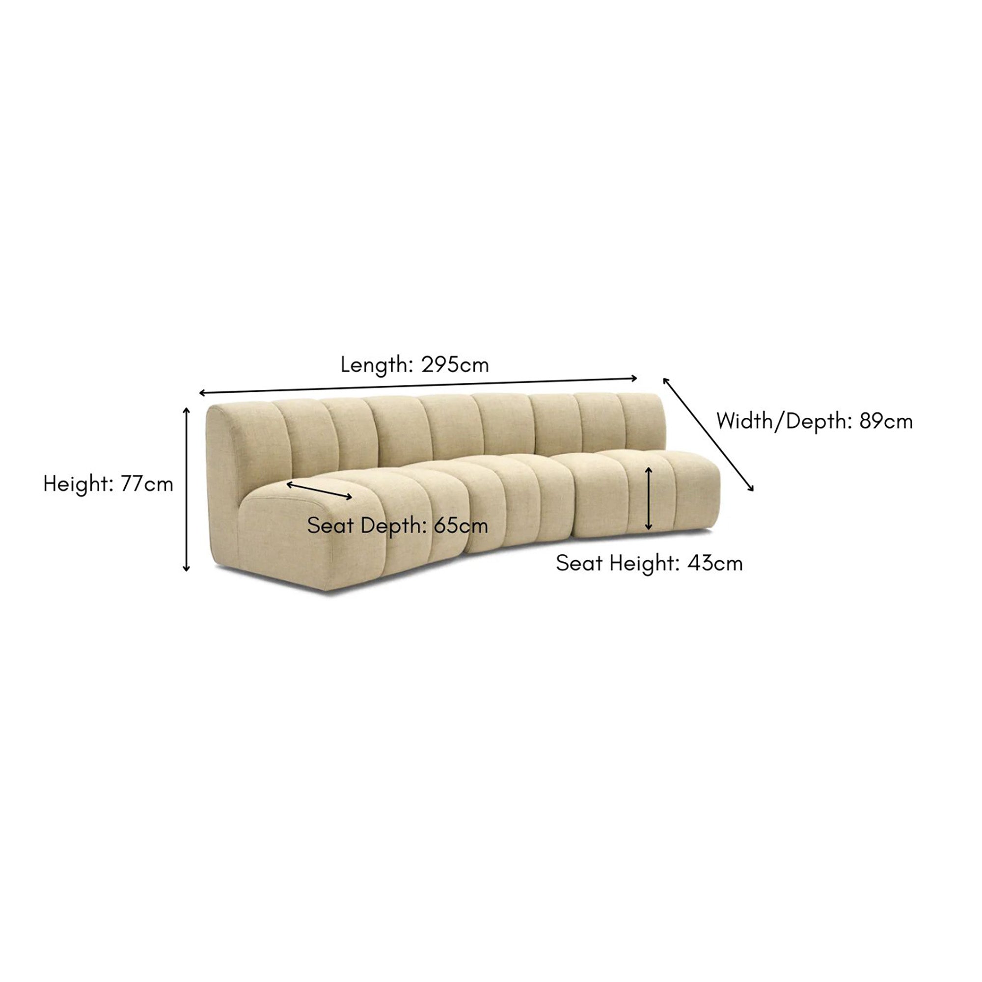 Madison II Modular Sofa Ivory