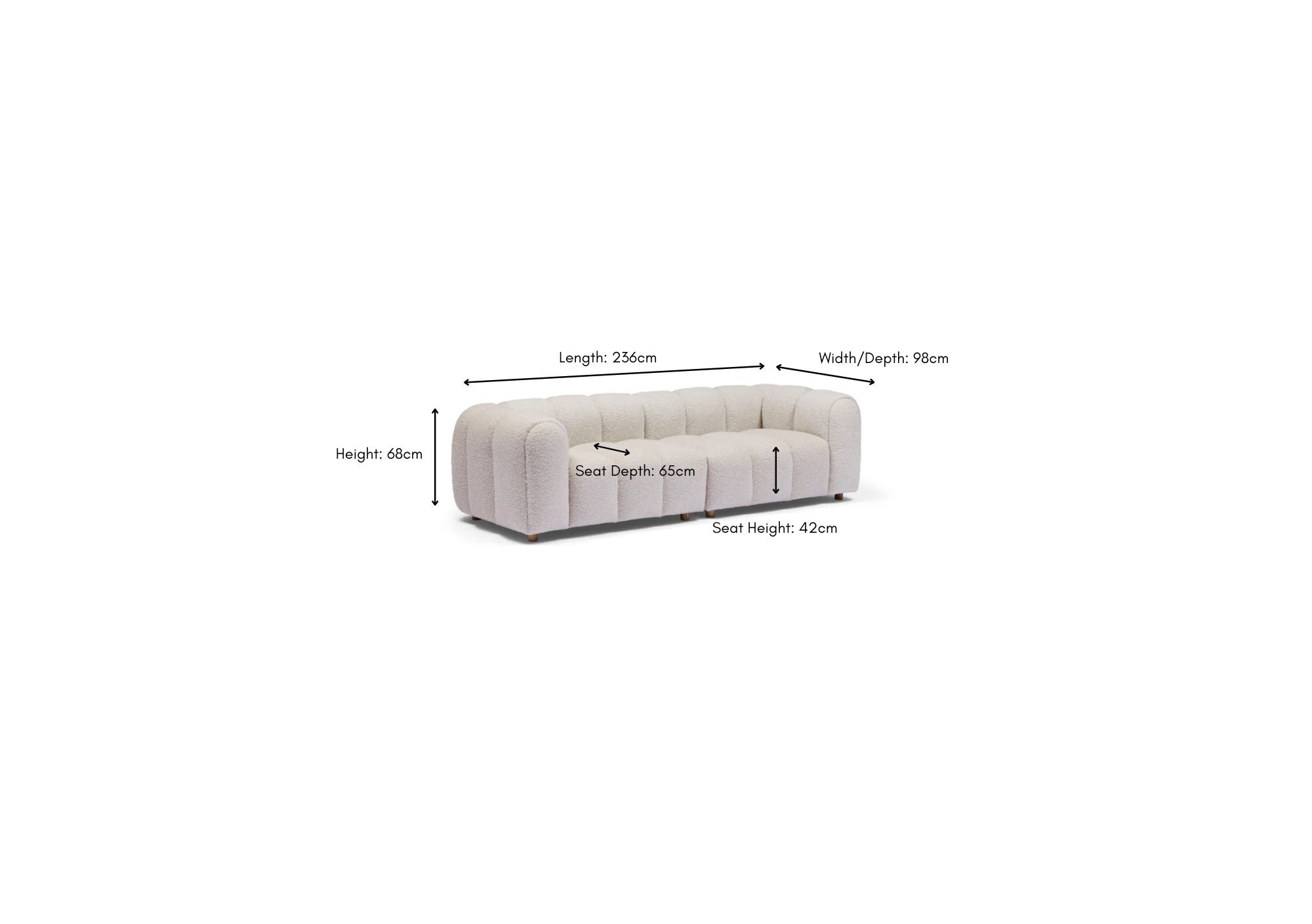 Cloud Modular Sofa Navajo 2 Seat