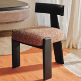 Esra Dining Chair Burnt Sienna Black