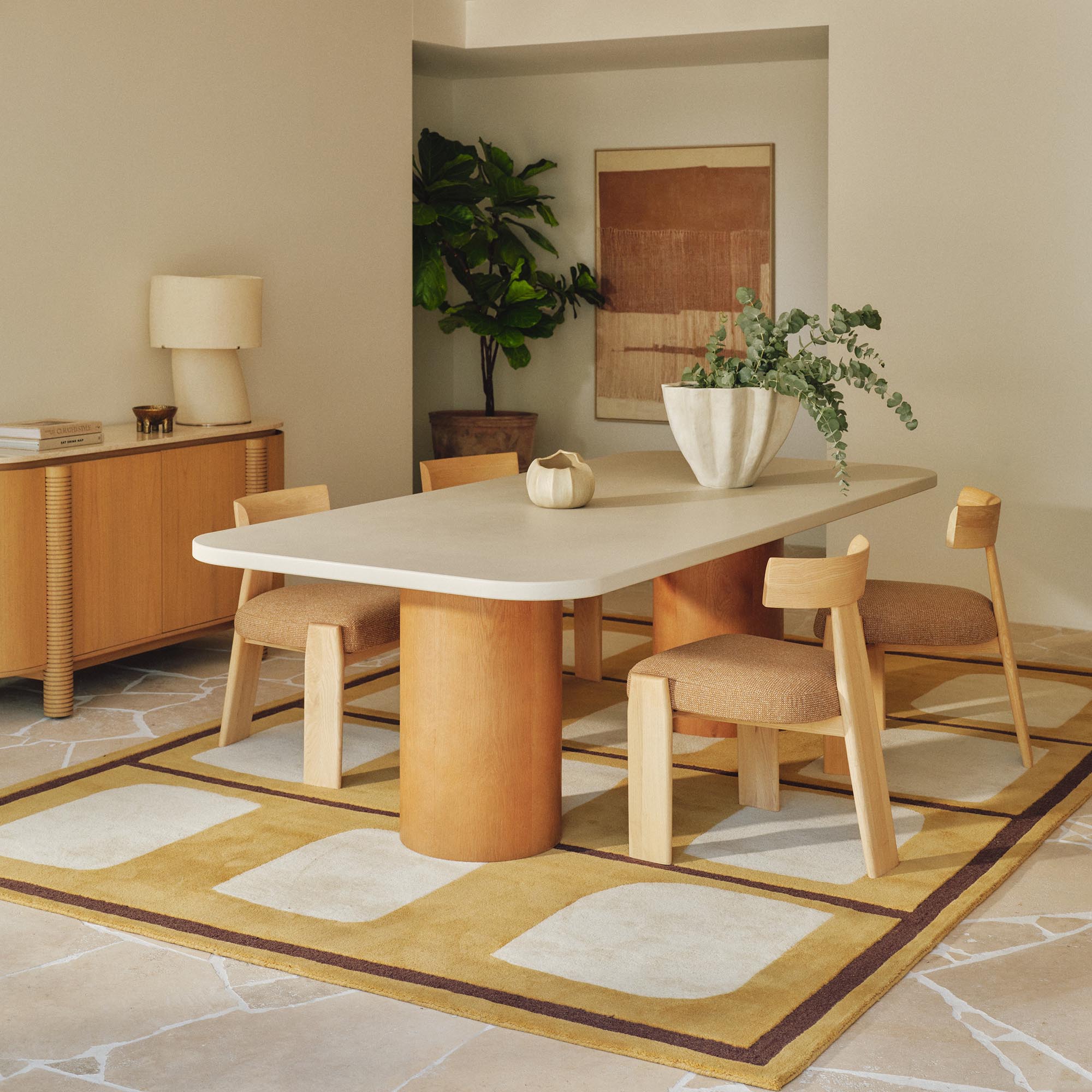 Esra Dining Chair Caramel Oak Natural